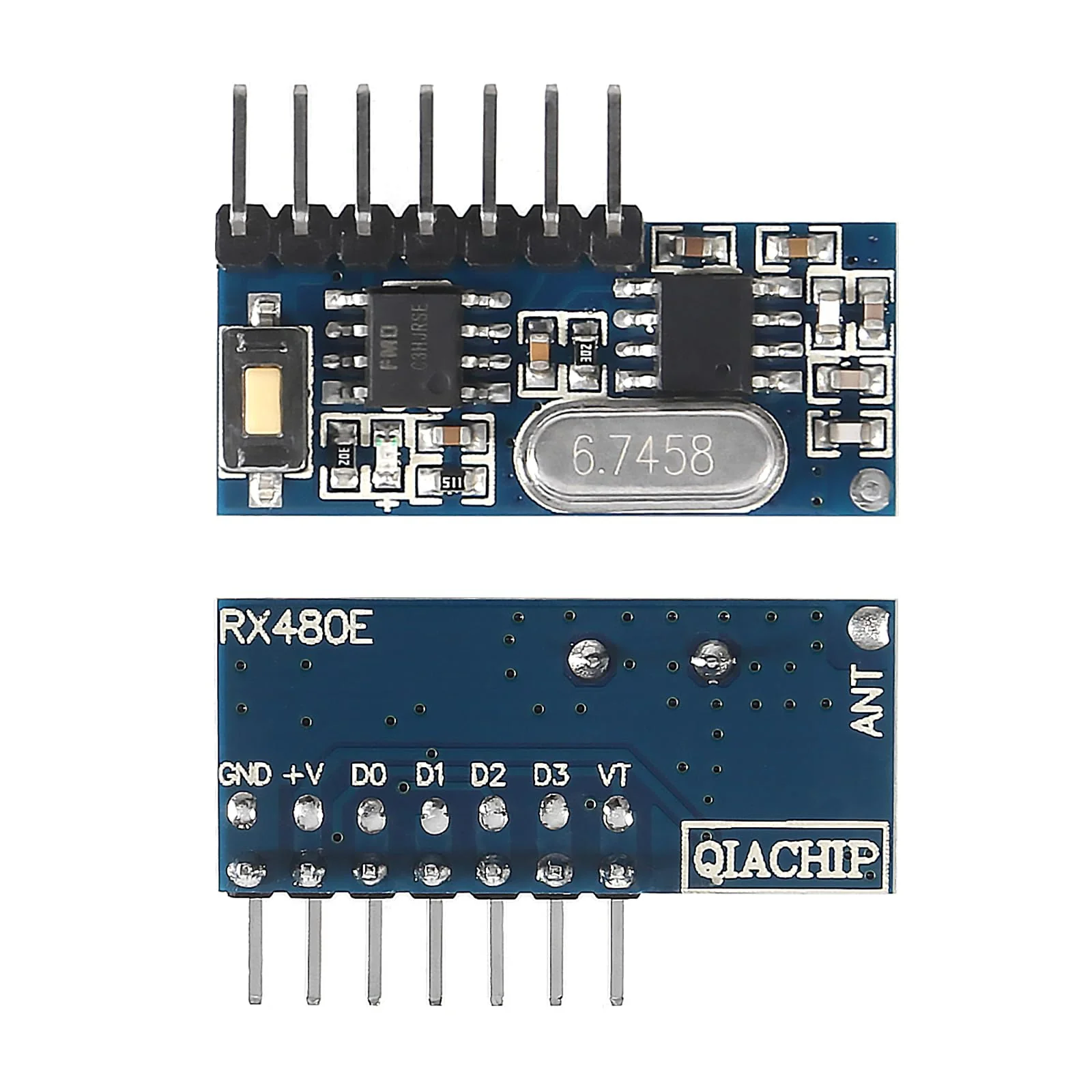 6pcs 433mhz Wireless RF Transmitter and Receiver Wireless 4 Channel Output Link Kit with 1527 Learning Code for Remote Control 433mhz RF 4 Channel - Image 3