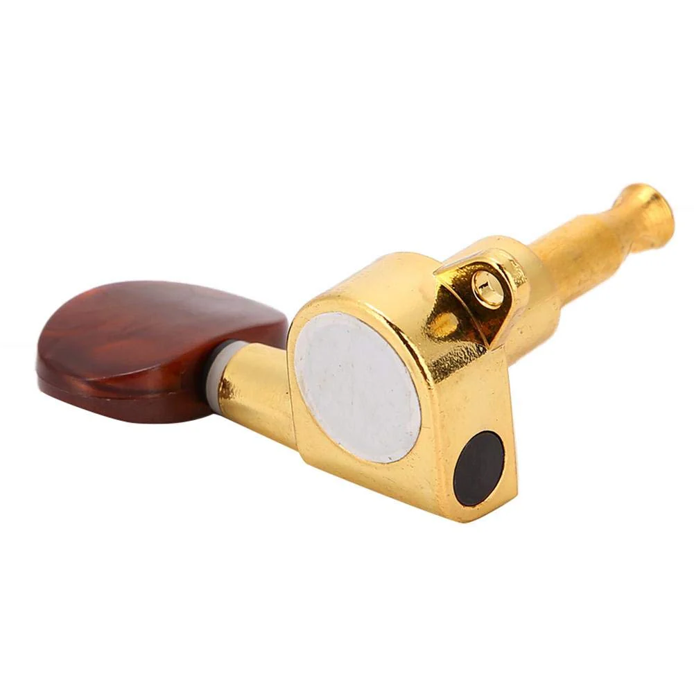 6PCS Guitar Tuning Pegs, Sealed Electric Guitar String Tuning Pegs Keys Machine Head Tuners Set(Gold) Acoustic Tuners Dangelico Tuners Vintage Locking Tuners 6 Inline Guitar Tuner - Image 9