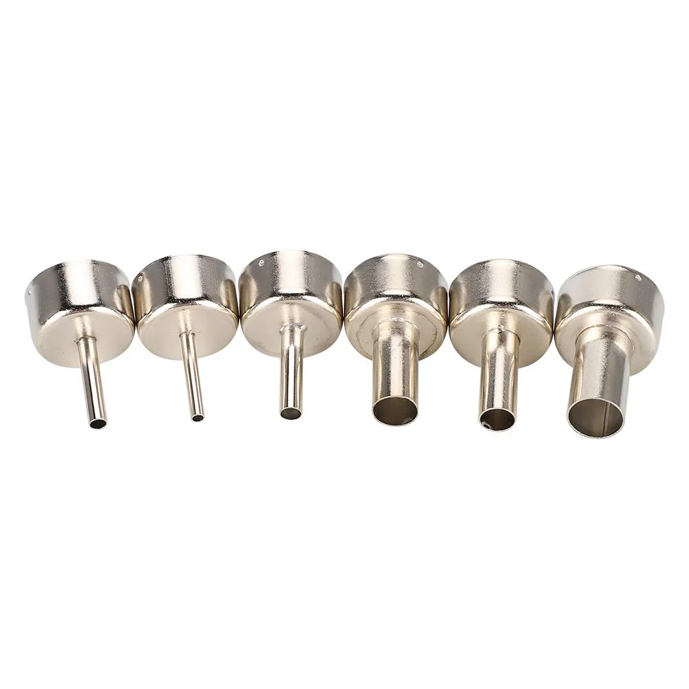 6pcs Hot Air Gun Nozzle 858 Heat Gun SMD Rework Station Accessory 3/4/5/8/10/12mm,Hot Air Gun Nozzle Satisfy Various Soldering and Repair Requirement. - Image 6