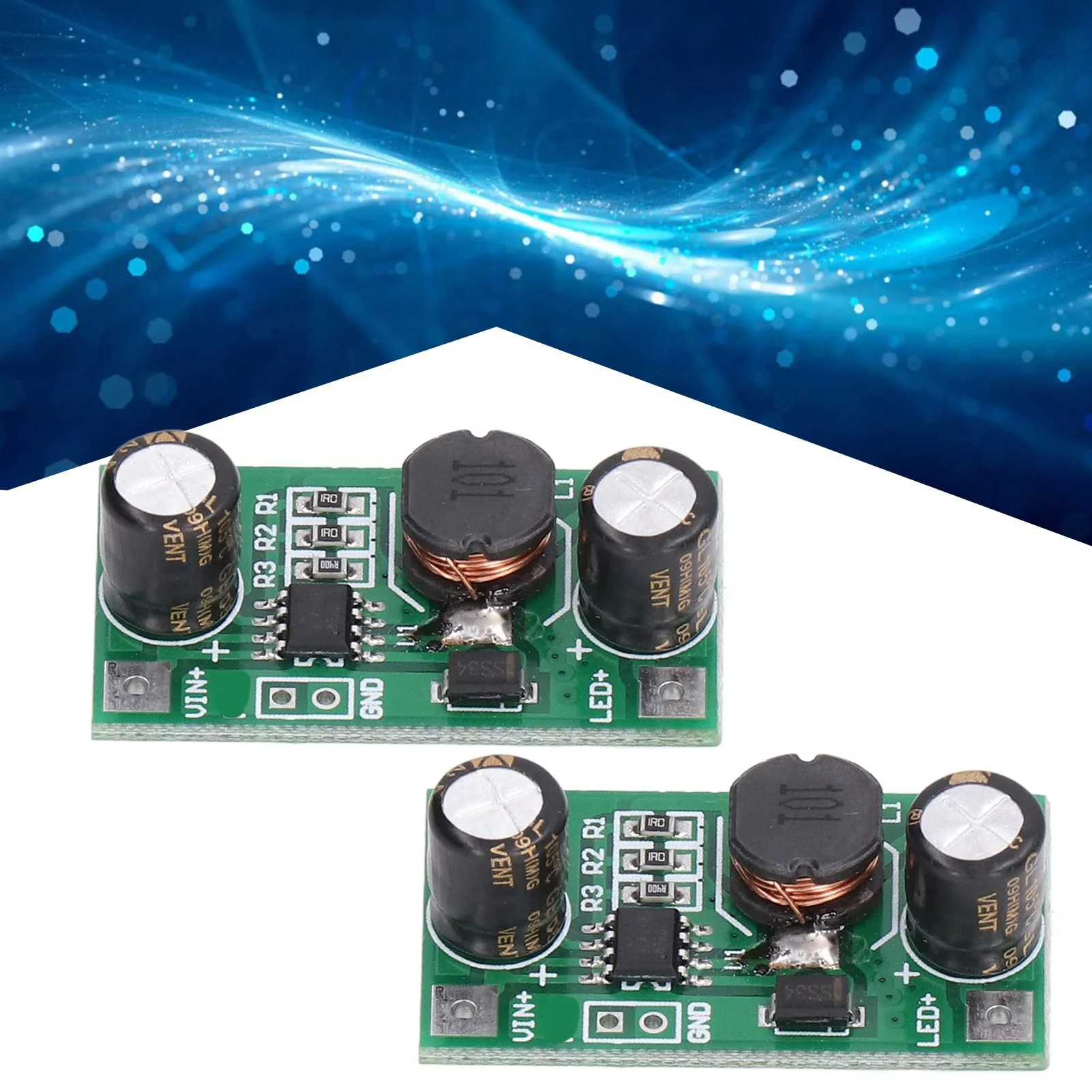 6pcs PWM Dimmable LED Driver Module 700mA Constant Current Controller DC 5-35V Input Voltage for 2W/3W LED Modules, Default - Image 7