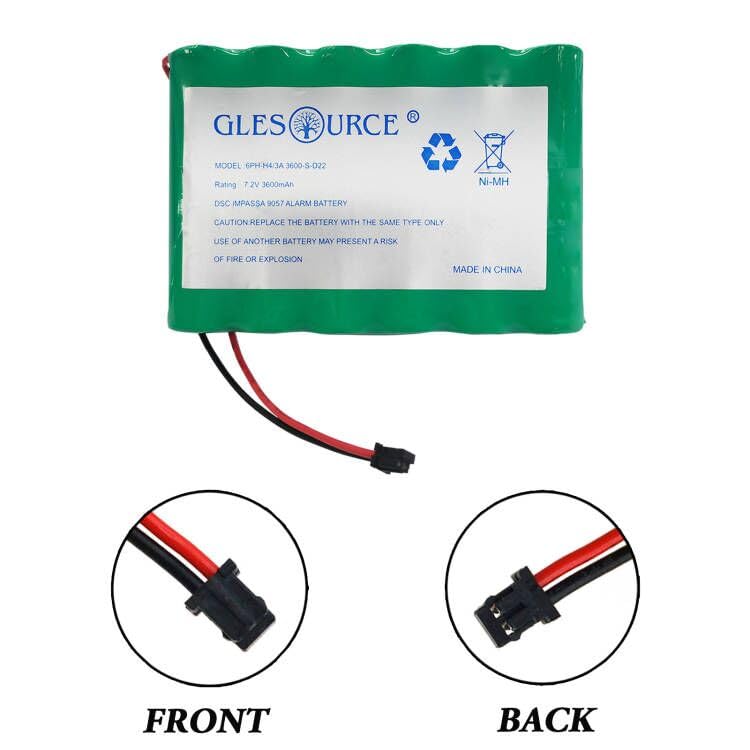 7.2V 3600mAh Battery Replacement Compatible with 6PH-H-4/3A3600-S-D22 DSC IMPASSA SCW9057 SCW-9055 ADT SCW9057G-433 Wireless Security System Alarm Panel (1 Pack) 1 PCS 7.2V 3600mAh battery - Image 5