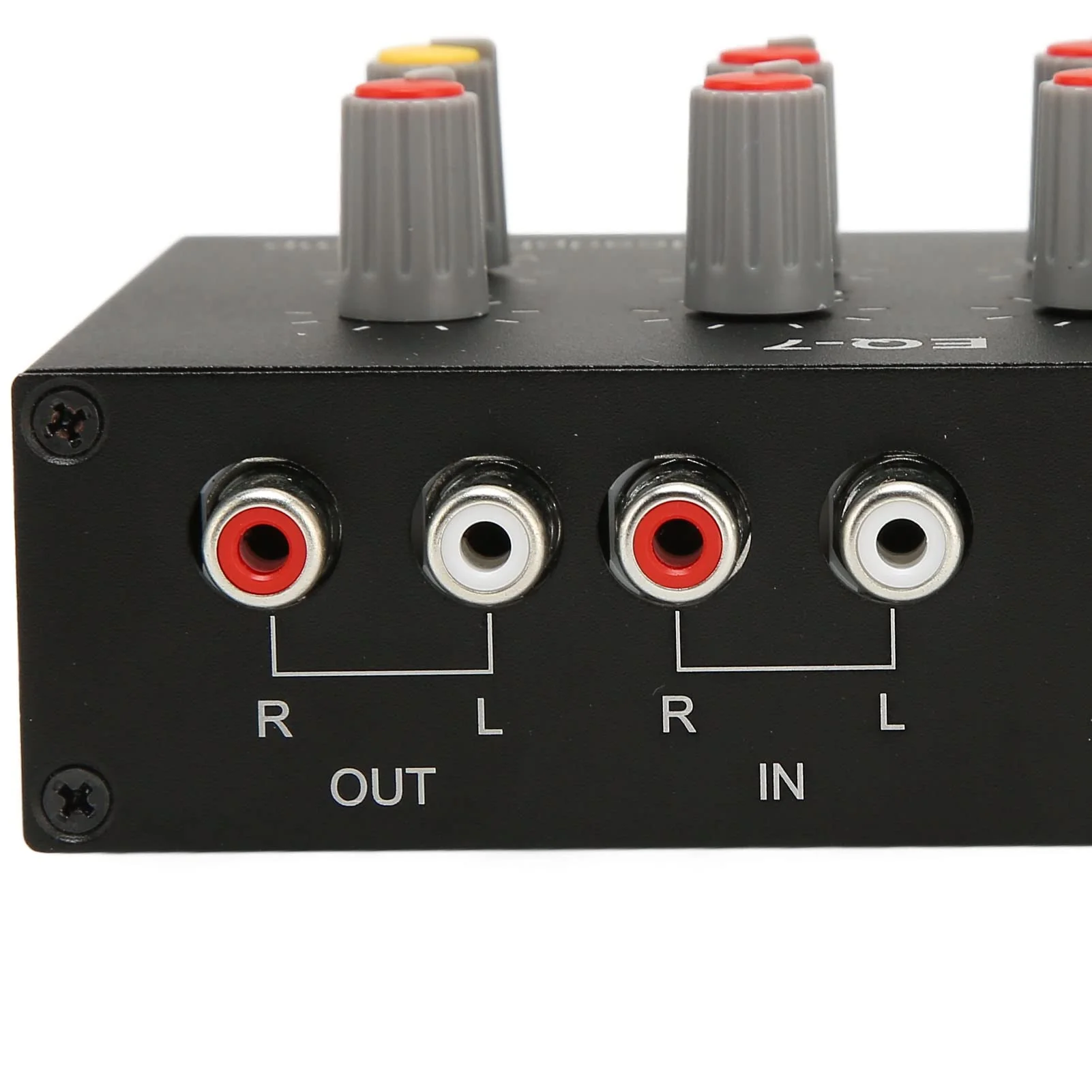 7 Band Sound Equalizer with 3.5mm Interface, Dual Channel Digital Equalizer, Aluminum Alloy Material for Car Stereo System - Image 6
