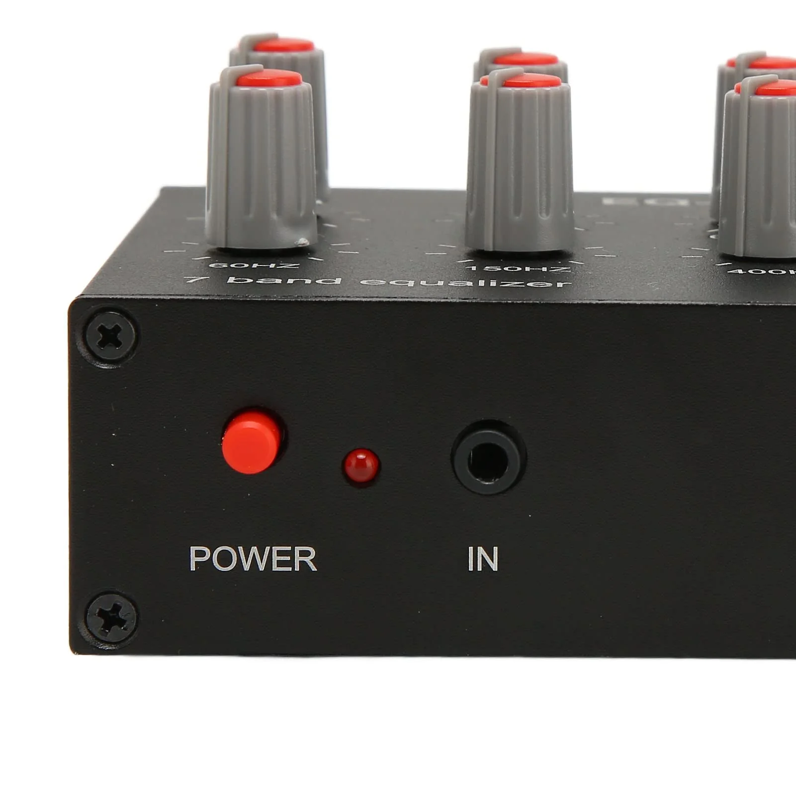7 Band Sound Equalizer with 3.5mm Interface, Dual Channel Digital Equalizer, Aluminum Alloy Material for Car Stereo System - Image 8