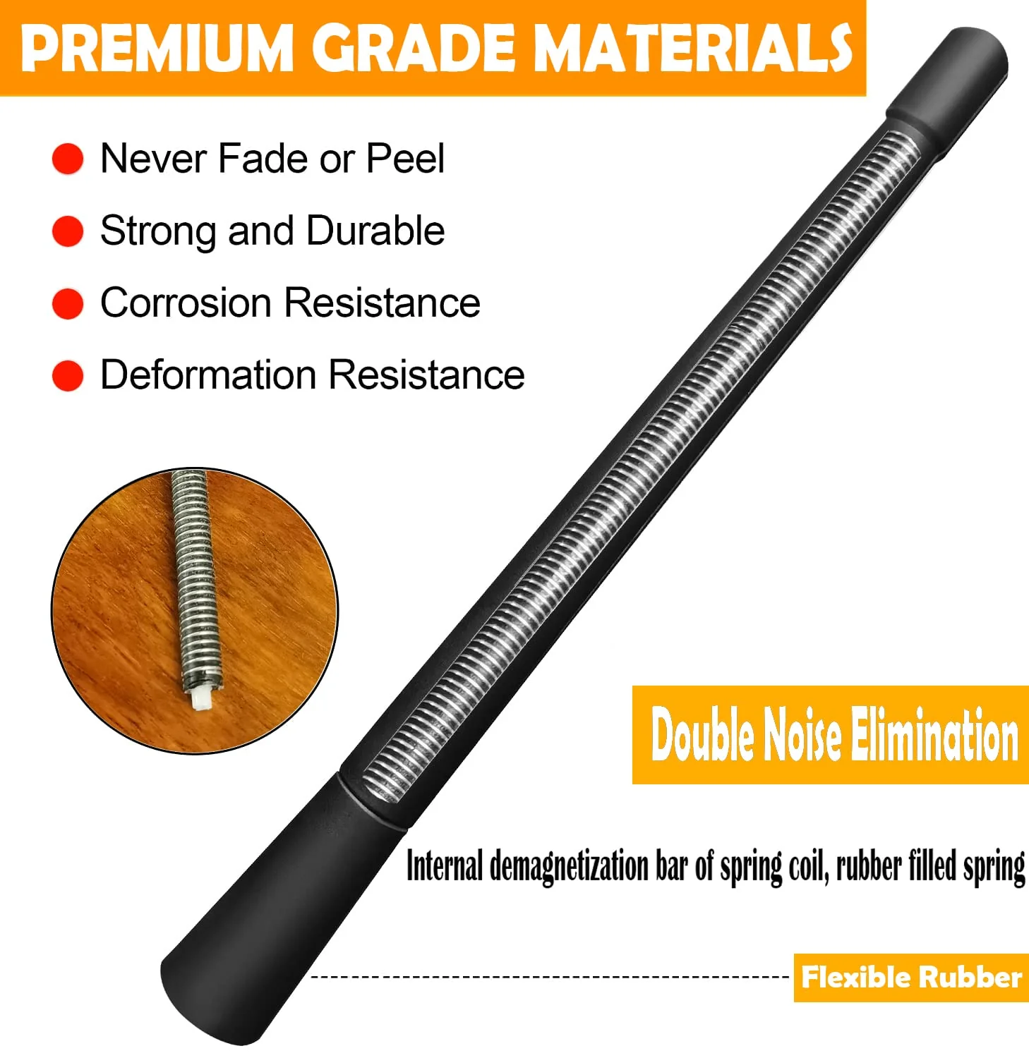 7 Inch Antenna Replacement for GMC Canyon (2015-2022), GMC Canyon Antenna, Flexible Rubber Antenna Mast - Image 3