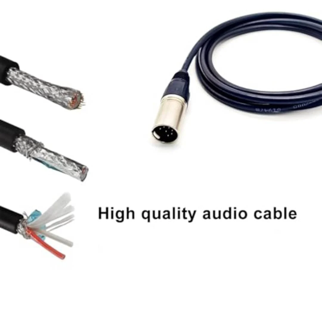 7 Pin XLR Connector Cable, XLR Microphone Cable, Balanced Male to Female Mic Audio Cable for Microphone and Audio Interface Compatible with All Tube mic (3 Meter/10Ft) XLR Connector Cable-3 Meter - Image 5