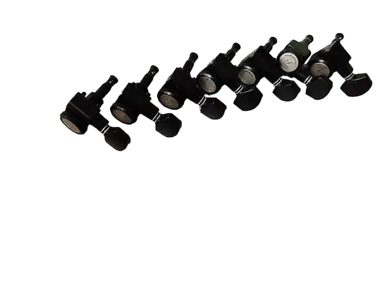 7-String Guitar Locking Machine Heads - 7R Tuning Pegs for Electric Guitar, Precision Tuning Pegs Replacement (7R Inline) - Image 7