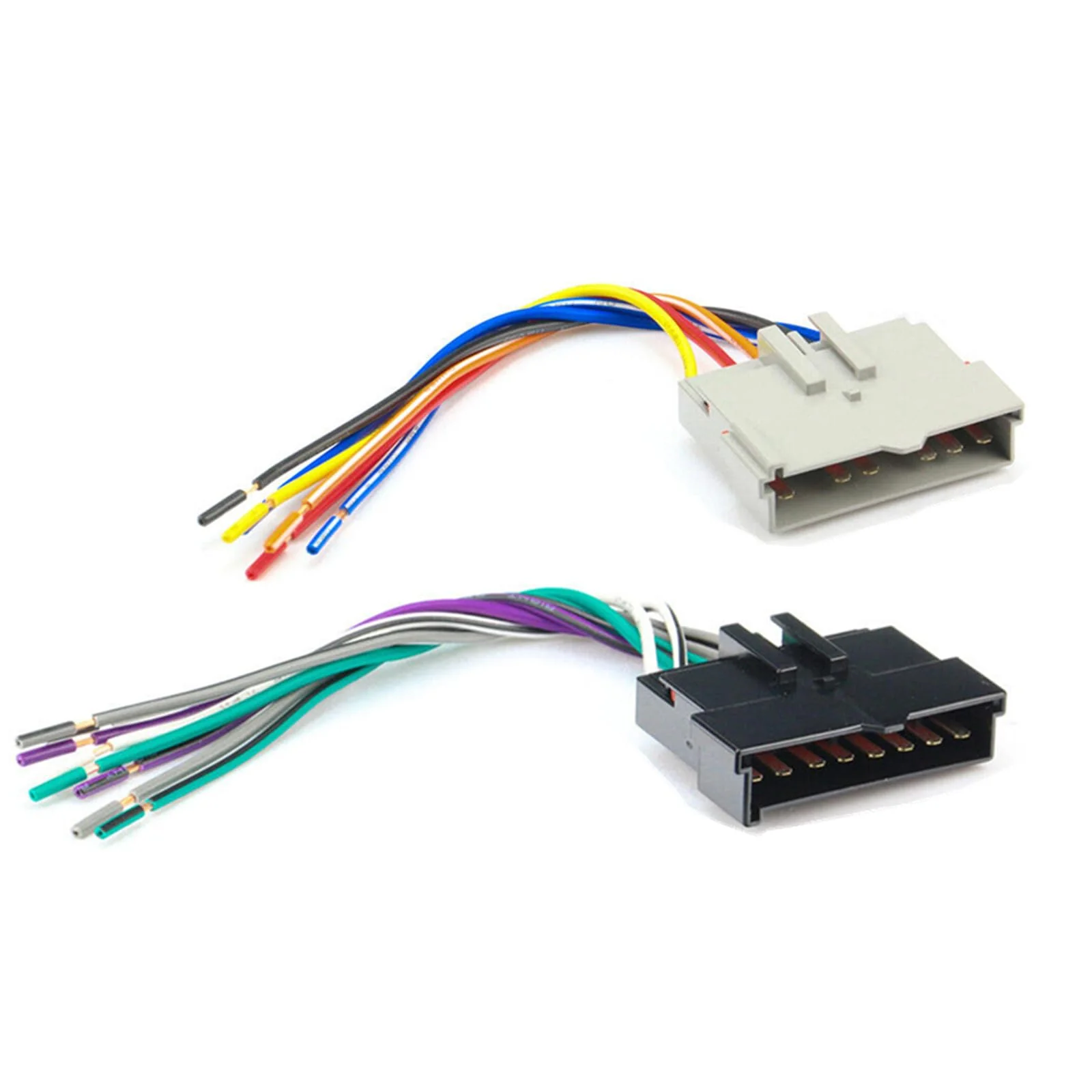 70-1770 Car Stereo Radio Wiring Harness Wire Power Adapter Plug for Ford F-150 F-250 Bronco Ranger for Mercury Mazda Lincoln Install Aftermarket Radio Receiver Connector Speaker Wires - Image 2