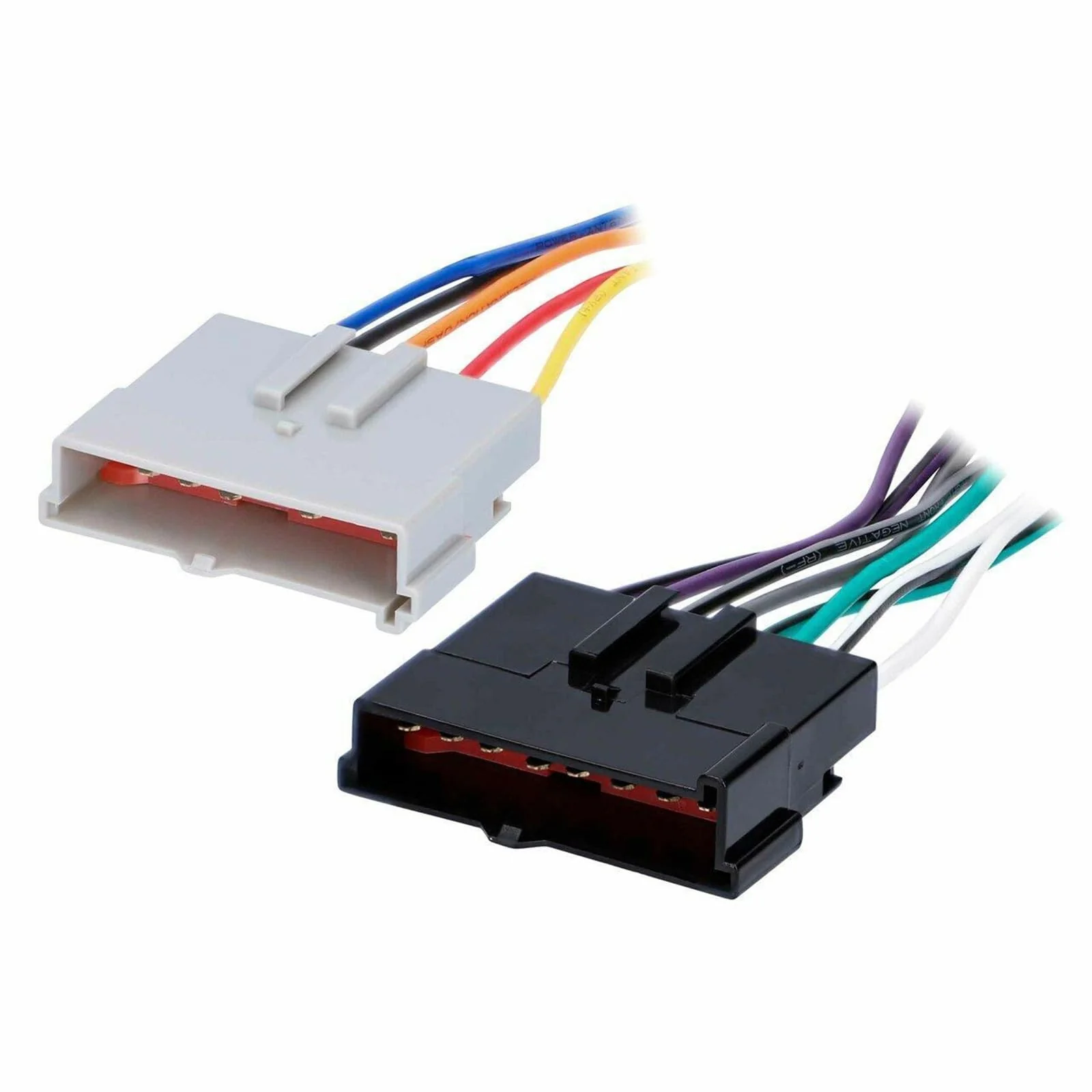 70-1770 Car Stereo Radio Wiring Harness Wire Power Adapter Plug for Ford F-150 F-250 Bronco Ranger for Mercury Mazda Lincoln Install Aftermarket Radio Receiver Connector Speaker Wires - Image 3