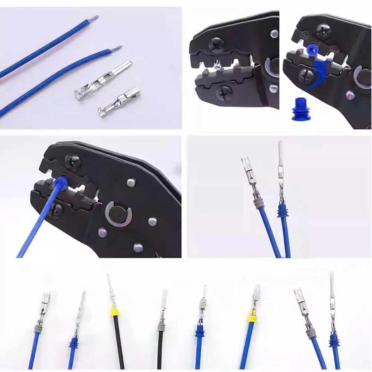 708 Piece Connector Pins Kit, Car Plug Pin Accessories 1/1.5/1.8/2.2/2.8/3.5 mm, Male and Female Wire Seals, Removal Tool Set for Motorcycles, Cars and Boats - Image 4