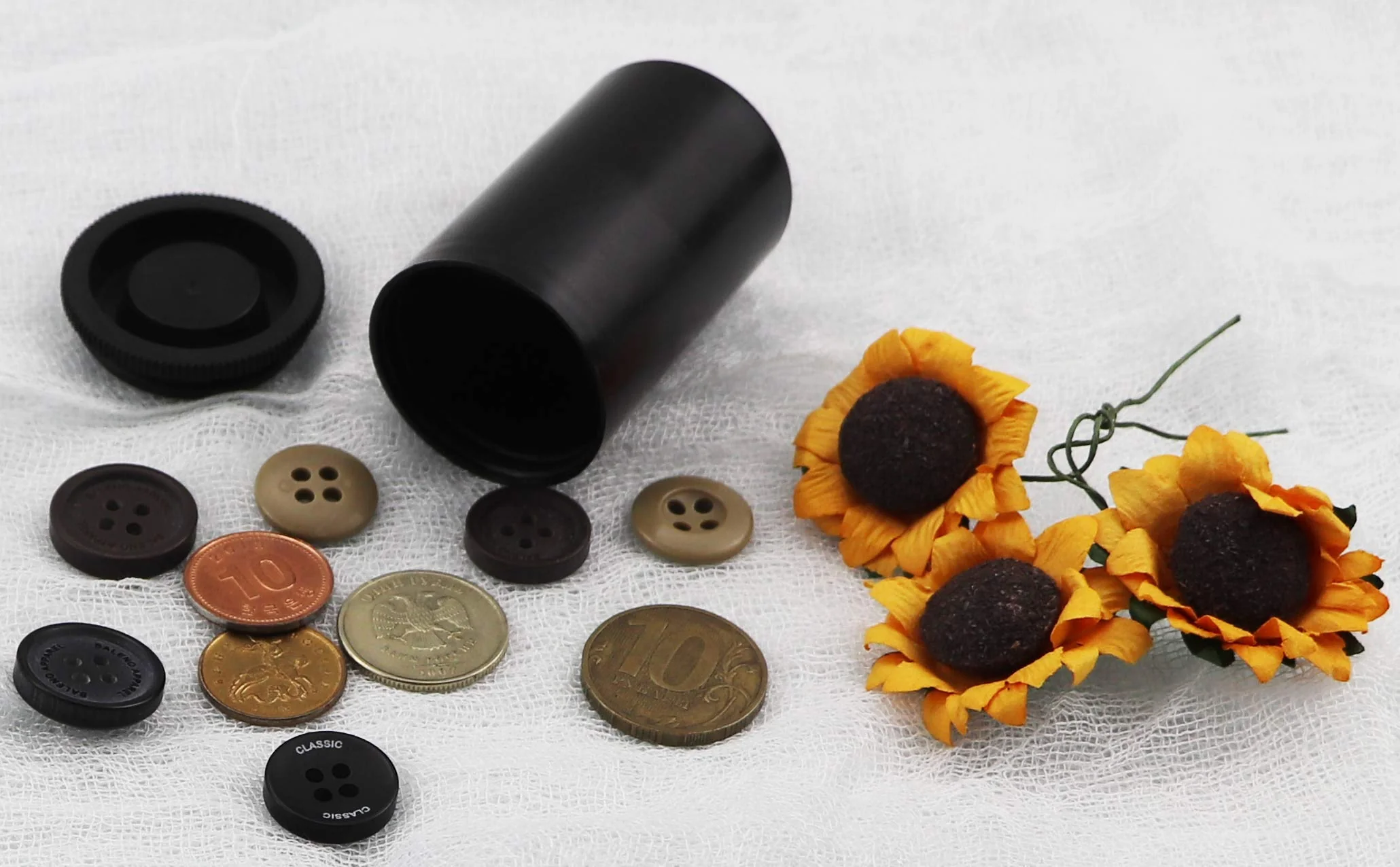72 Pcs Film Canisters ,35MM Empty Camera Reel Containers, for Rockets, 8 OZ, 2" H, 1" W, Plastic, Films Developing Processing Tube, Roll Case, Small Accessories, Storage (Black) - Image 7