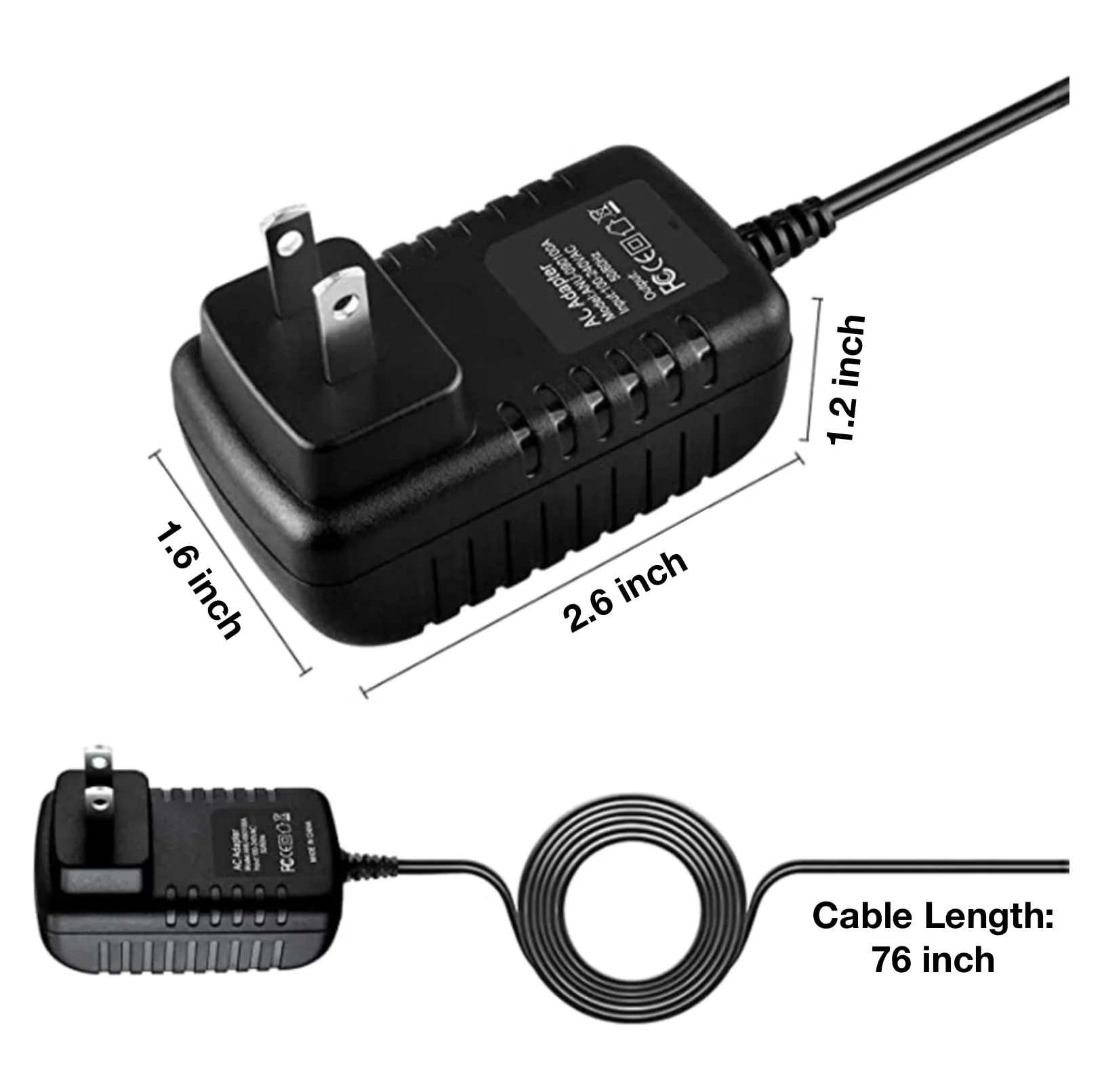 7V AC DC Adapter Replacement for Eton nelitefield Elite Field AM/FM/Shortwave Desktop Radio Bluetooth Streaming FD48UD-7-1200 7VDC 1200mA DC7V 1.2A I.T.E. Power Supply Cord Battery Charger - Image 3