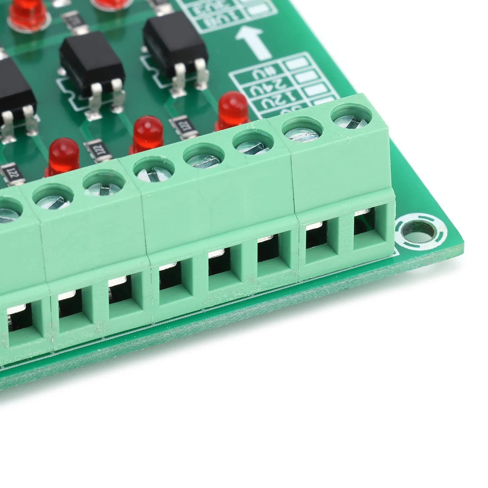 8 Channel Optocoupler, 12V to 3.3V Simple Operation Isolator Module for Single Chip Microcomputer Signal Isolation - Image 9