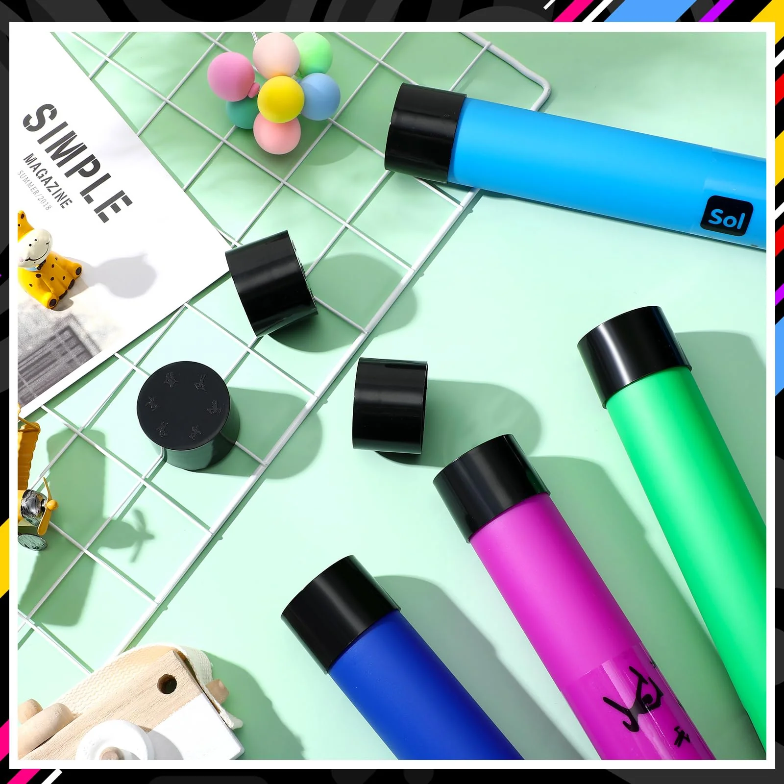 8 Pcs Octavator Tube Caps Percussion Tubes Caps to Lower The Octave Music Accessories Childhood Instruments for Classroom Time Rhythm Music - Image 5