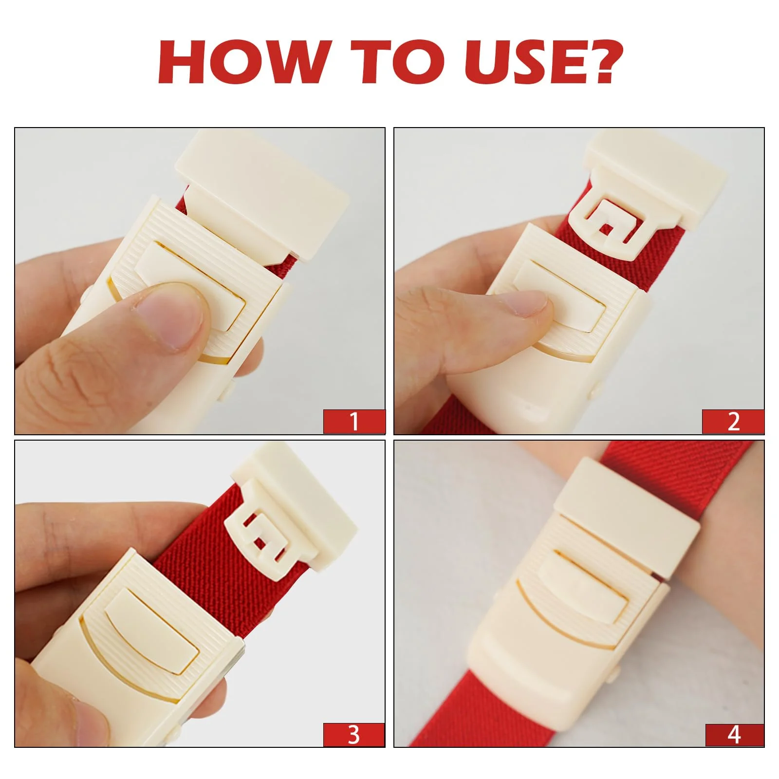 8 Piece Storage Tube Blood Collection Set Tourniquet Holster, 8 Colours Storage Hose with Buckle, Personalised Blood Collection Vein Trap for Nurses, Easy to Use - Image 6