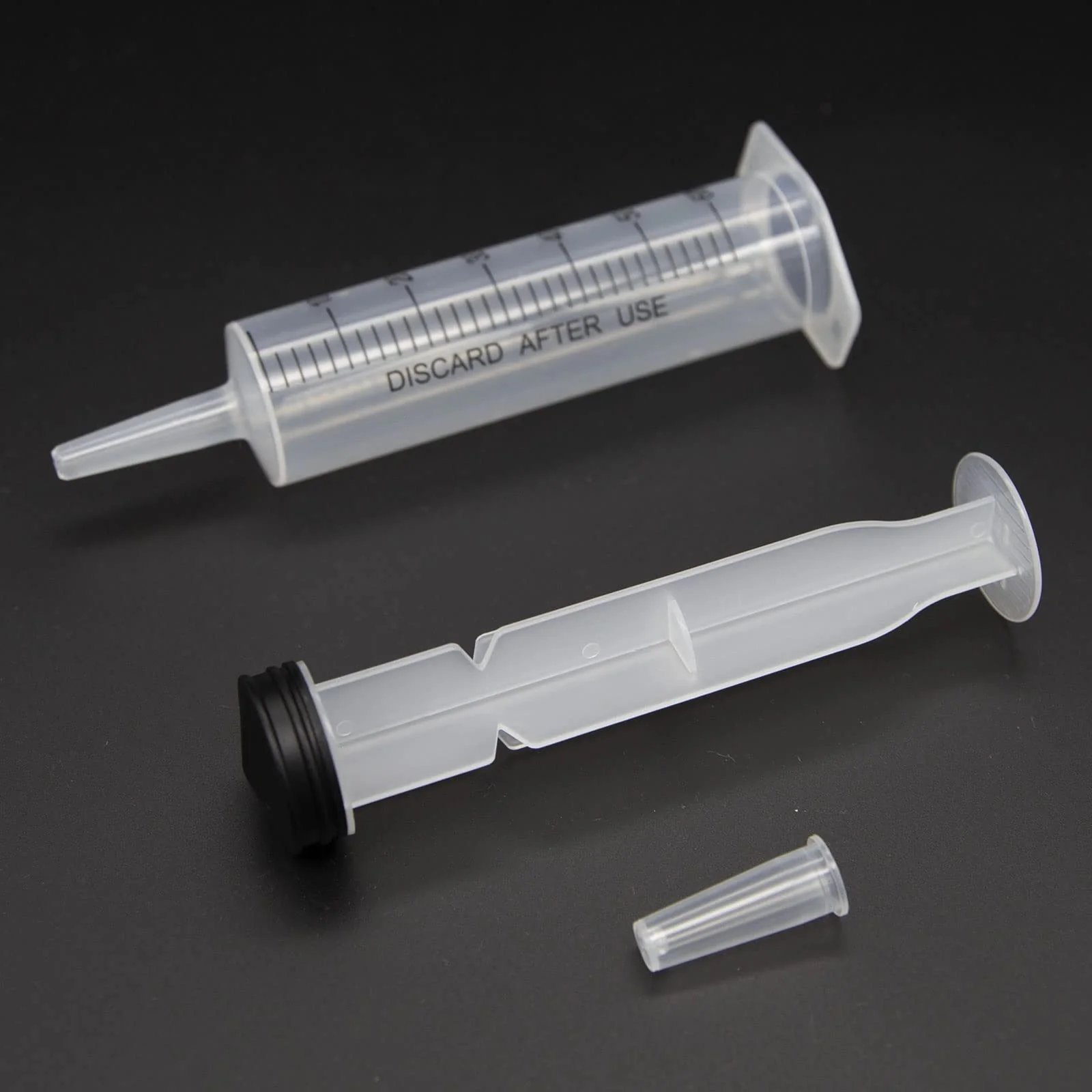 8-Piece Syringe Set, 20 ml 60 ml Syringe with Hose for Scientific Labs, Garden Watering, Measuring Fluids, Animal Feeding, Plant Watering, Industry, 20 ml x 2 + 60 ml x 2 + Hose x 4 - Image 3