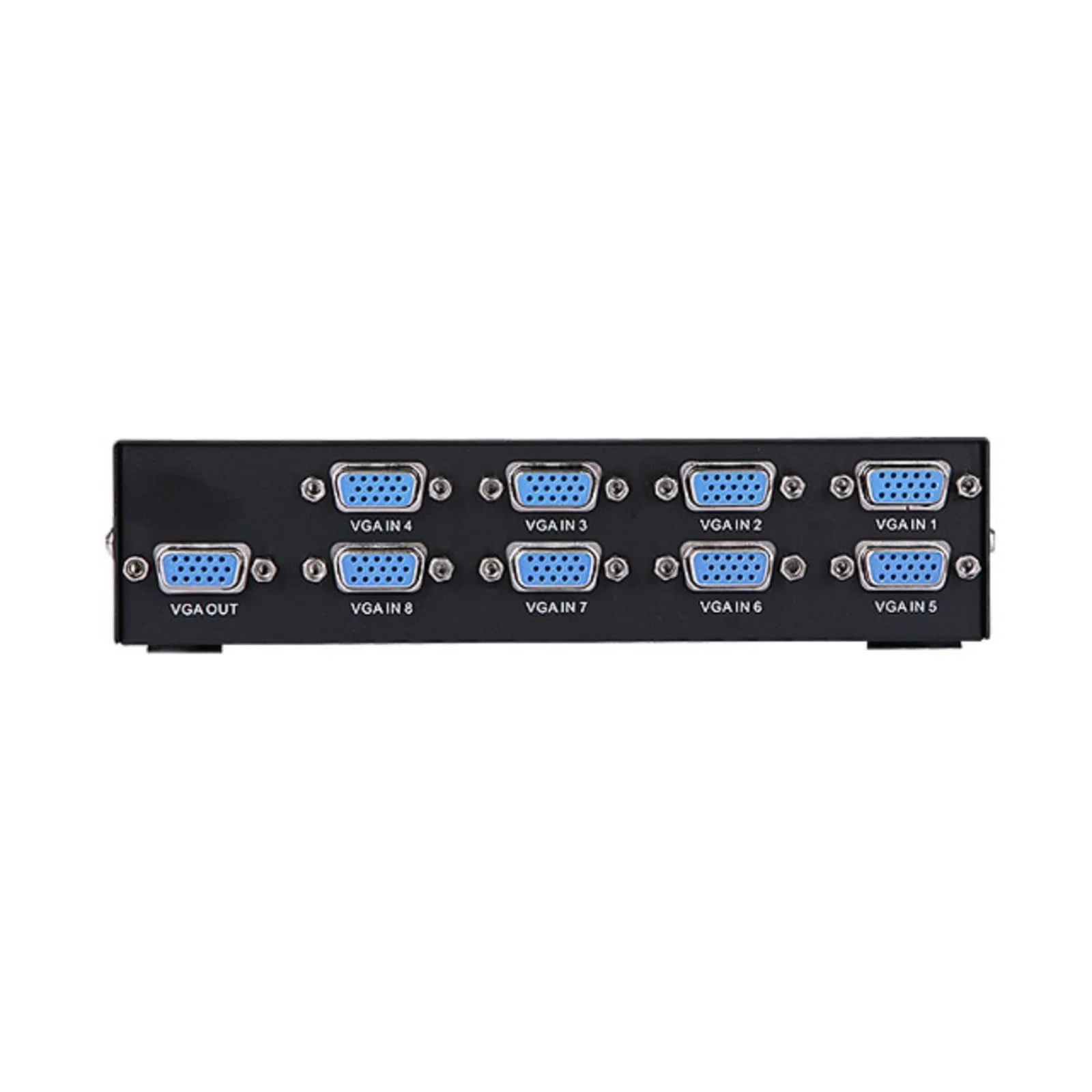 8 Port VGA Video switcher 8 in 1 Out 4 in 1 Out bi Directional Inter Convertible Video Sharer Computer Host External VGA TV Monitor Projector selector Switch Box 1 Host at a time - Image 4