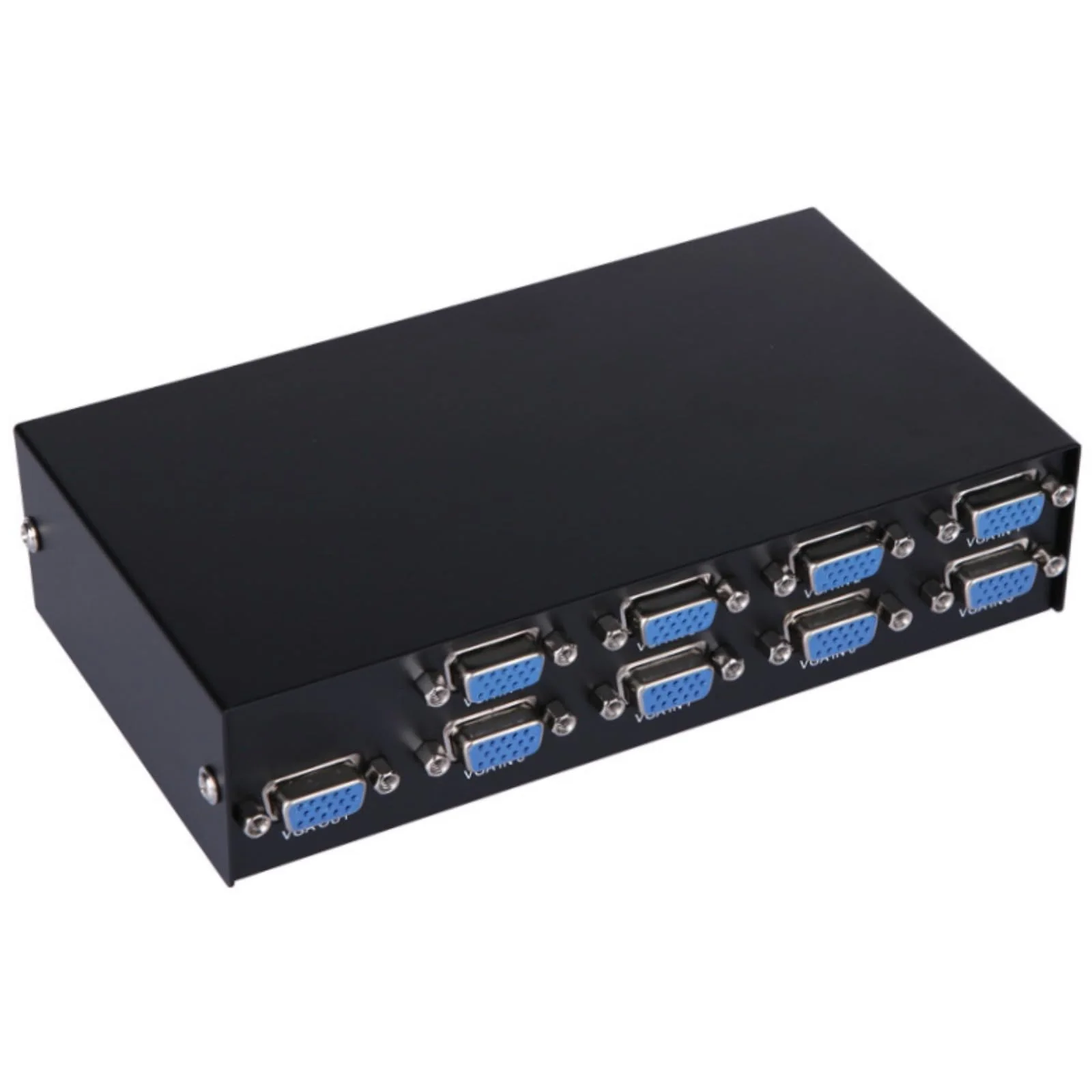 8 Port VGA Video switcher 8 in 1 Out 4 in 1 Out bi Directional Inter Convertible Video Sharer Computer Host External VGA TV Monitor Projector selector Switch Box 1 Host at a time - Image 5