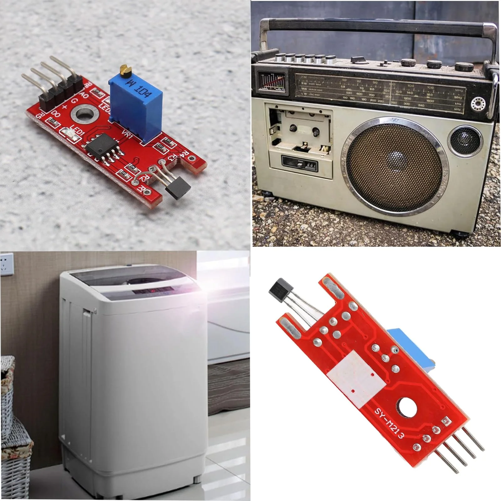 8 x linear magnetic Hall sensor modules KY-024 compatible for Arduino and Raspberry Pi 8 - Image 4