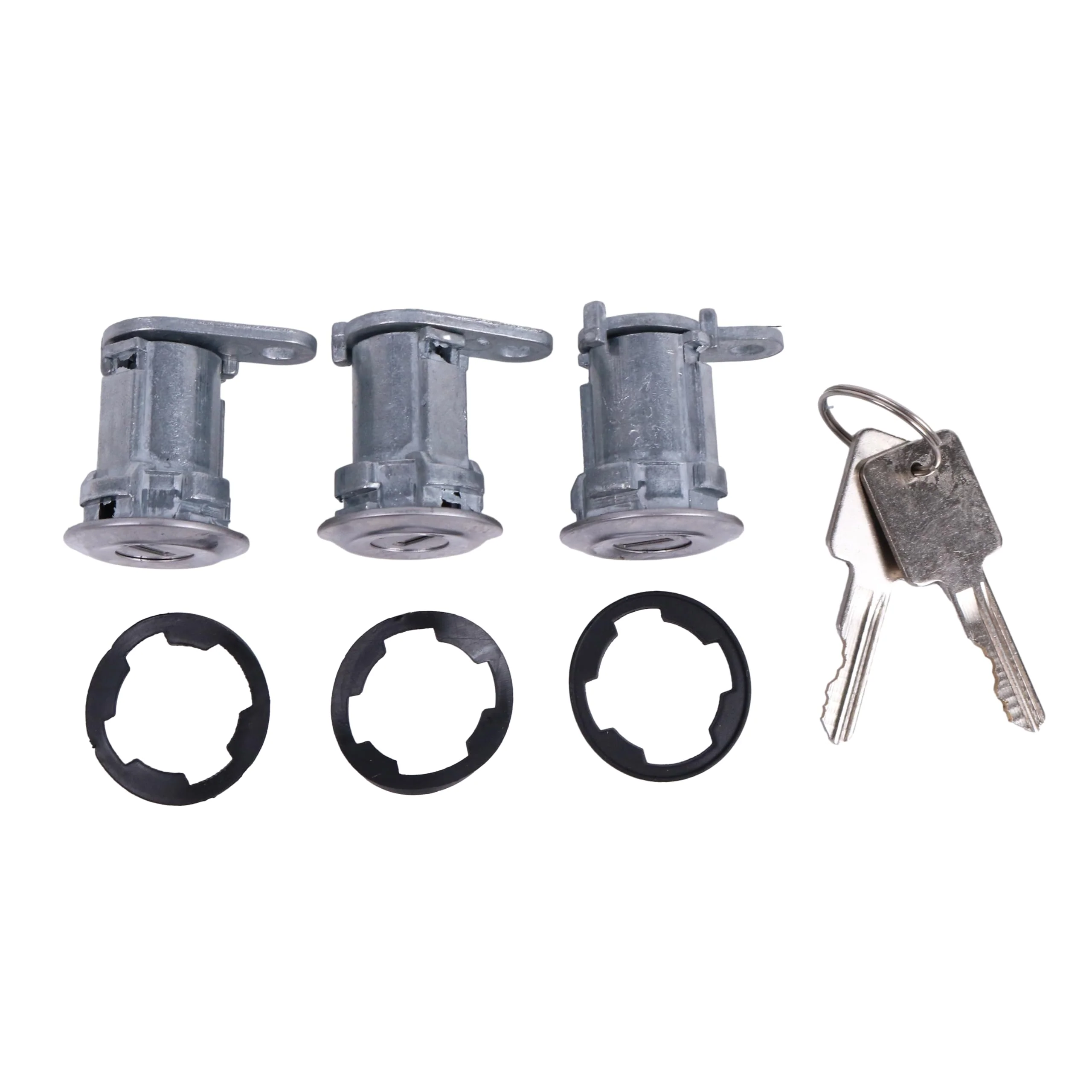 8122874K3 Door Lock Cylinder & Keys Compatible with Jeep CJ Wrangler YJ Cherokee XJ 84-90 - Image 2