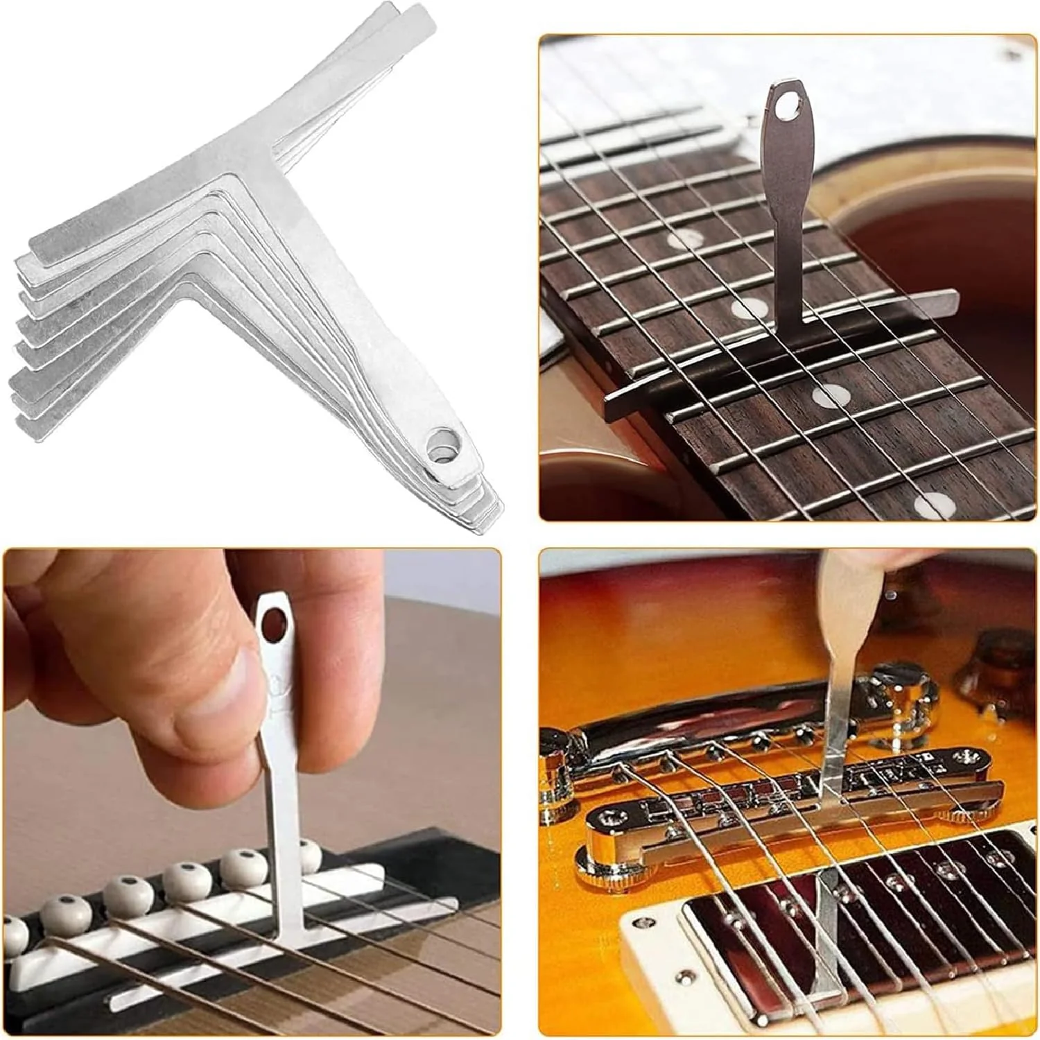 84Pcs Guitar Tool Kit, Guitar Cleaning Kit, Guitar Accessories Guitar Setup Kit, Guitar Repair Kit for Acoustic Electric Guitar Ukulele Bass Banjo, Guitar Maintenance Kit Guitar Gifts for Musicians - Image 6