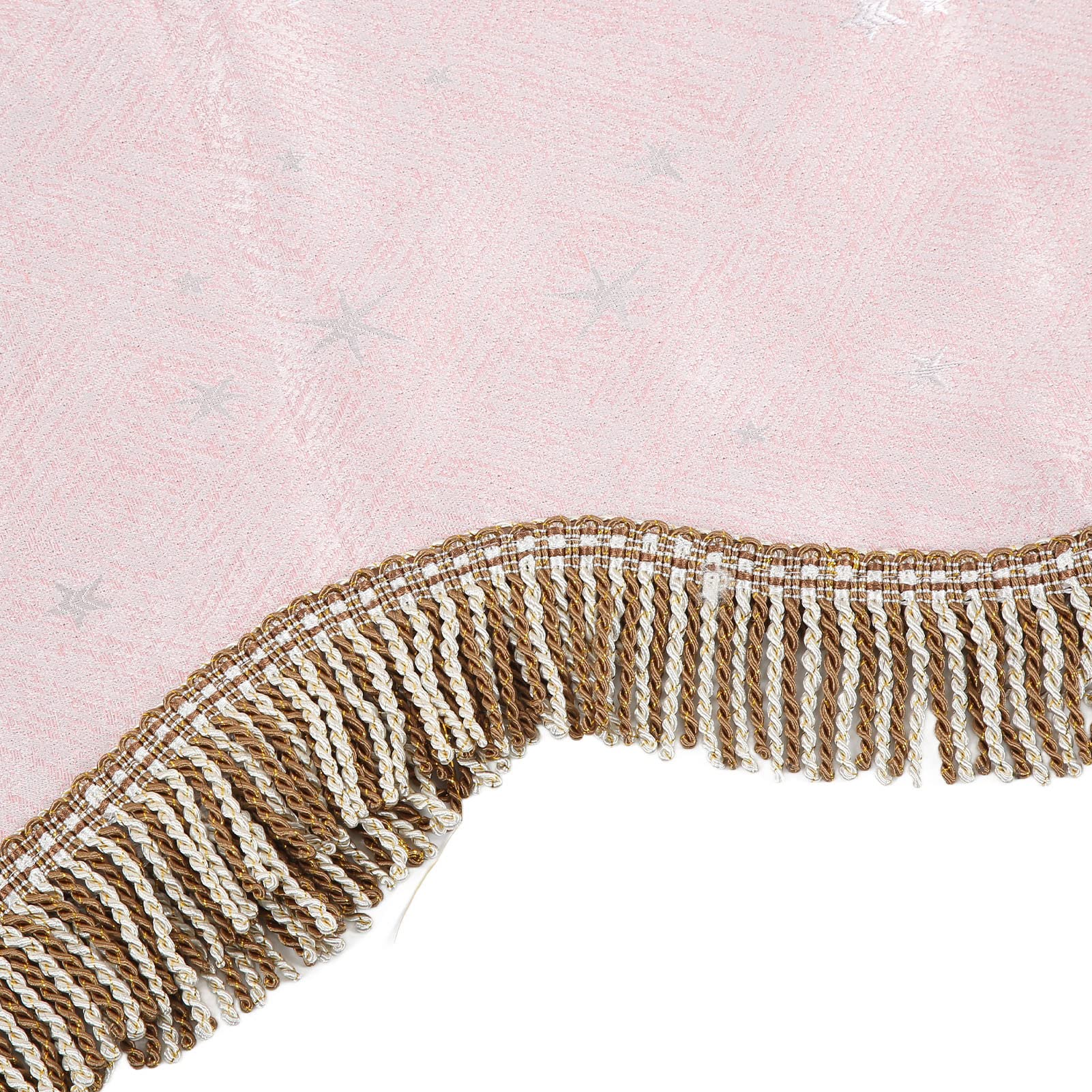 88 Key Piano Cloth,Golden Velvet Piano Cover,Keyboard Protective Cover with Tassel Decoration() Pink - Image 5