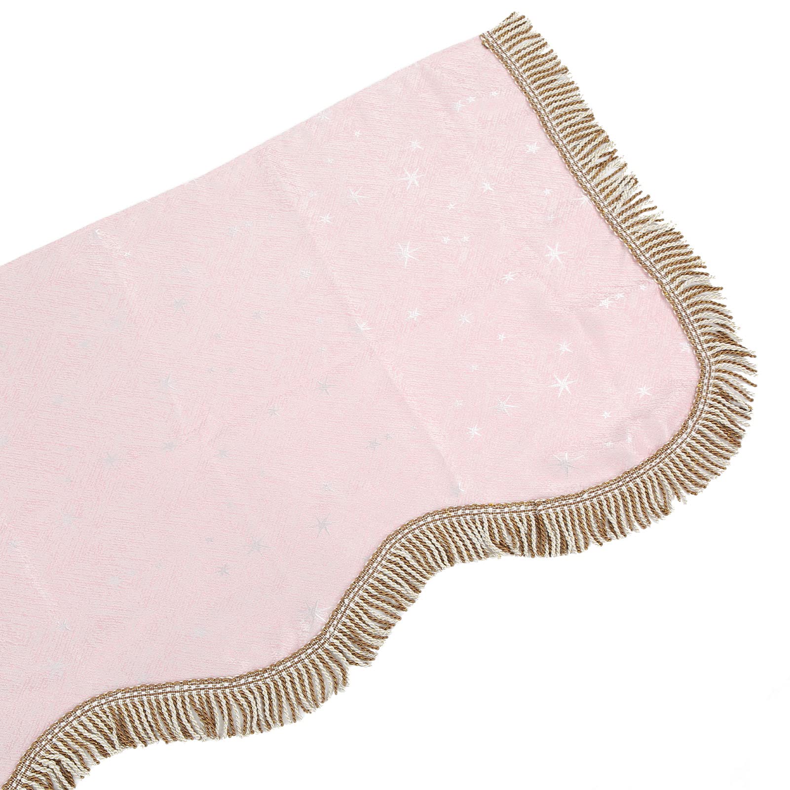 88 Key Piano Cloth,Golden Velvet Piano Cover,Keyboard Protective Cover with Tassel Decoration() Pink - Image 8