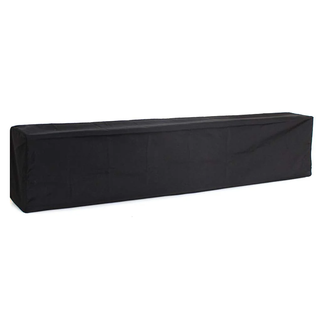 88 Key Piano Keyboard Dust Cover - Keyboard Dust Cover 88 Key Electronic Keyboard Cover - Electronic Keyboard Cover - Digital Piano Cover - Electronic Piano Keyboard Dust Cover on Stage, Black - Image 4