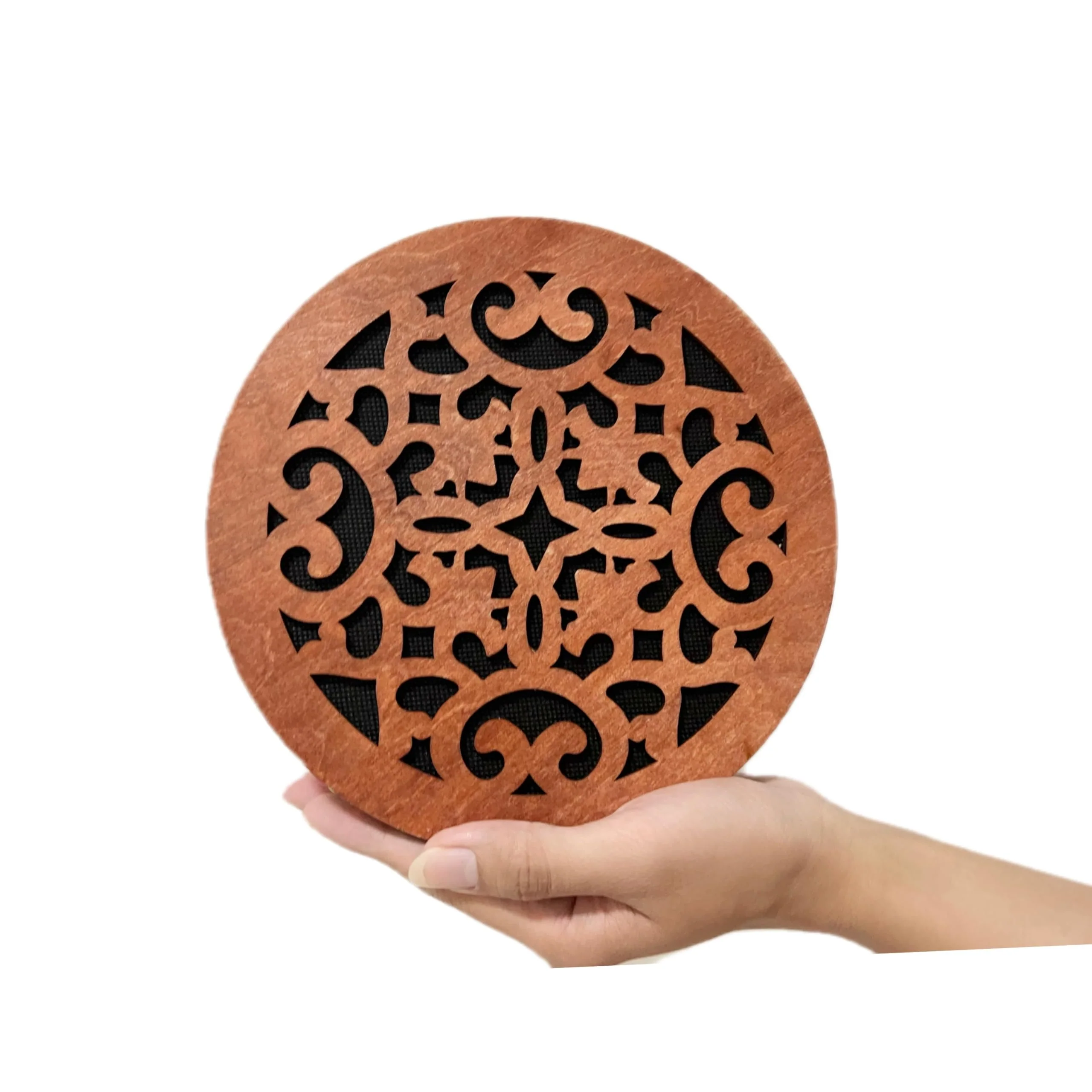 8INCH Ocean Drum,Water Stream Drum,Rain Disk "Water-Fall",Sound Healing,Onomatopoeic Wooden Drum For Performance Accompaniment 8 INCH - Image 7