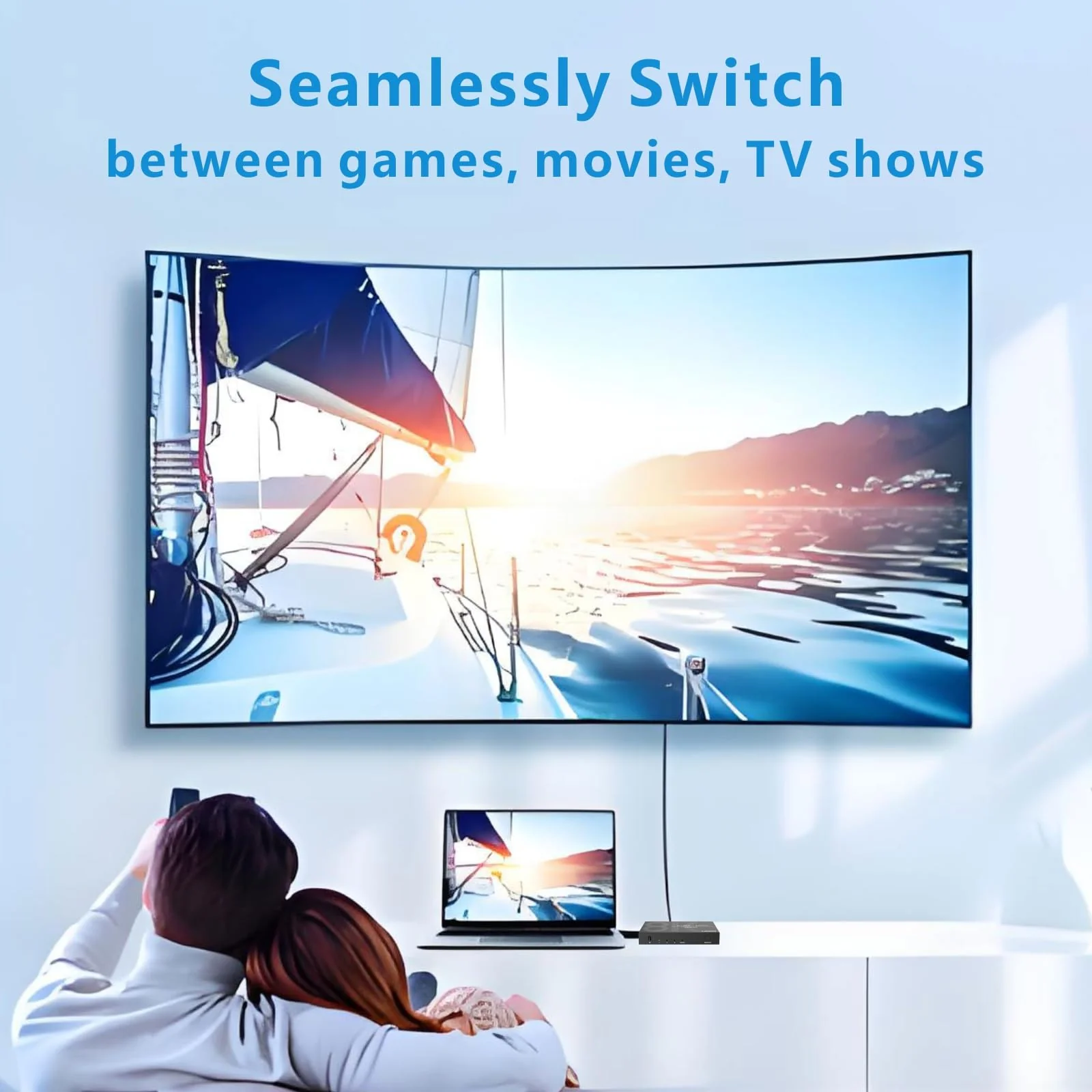 8K HDMI Switch 3 in 1 Out 4K@120Hz HDMI Switcher Support HDR10+, Dolby Vision, Dolby Atmos, VRR, ALLM, CEC - Image 3