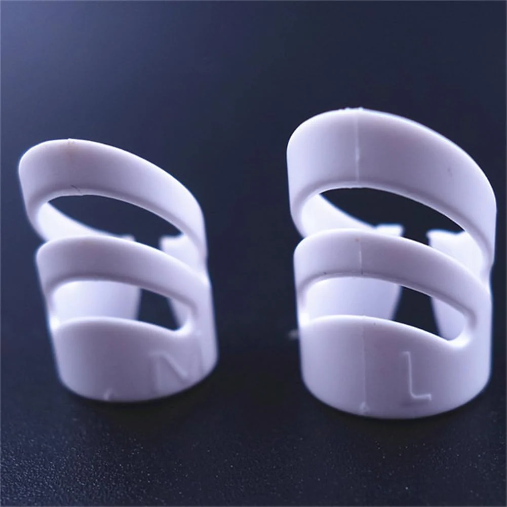 8Pcs Alaska Guitar Picks（XL+L+L+M）, Adjustable Finger Picks, Alaska Picks Plectrums Stringed Instrument Accessories Guitar Picks (White) White - Image 6