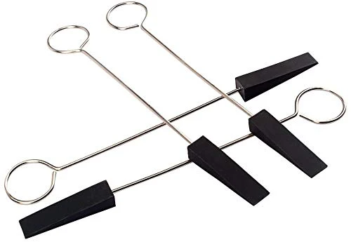 8Pcs Piano Tuning Mute Kit Triangular Rubber Mutes for Piano Mutes Fixing Tool Black 8Pcs Rubber Mutes Kit Black - Image 3