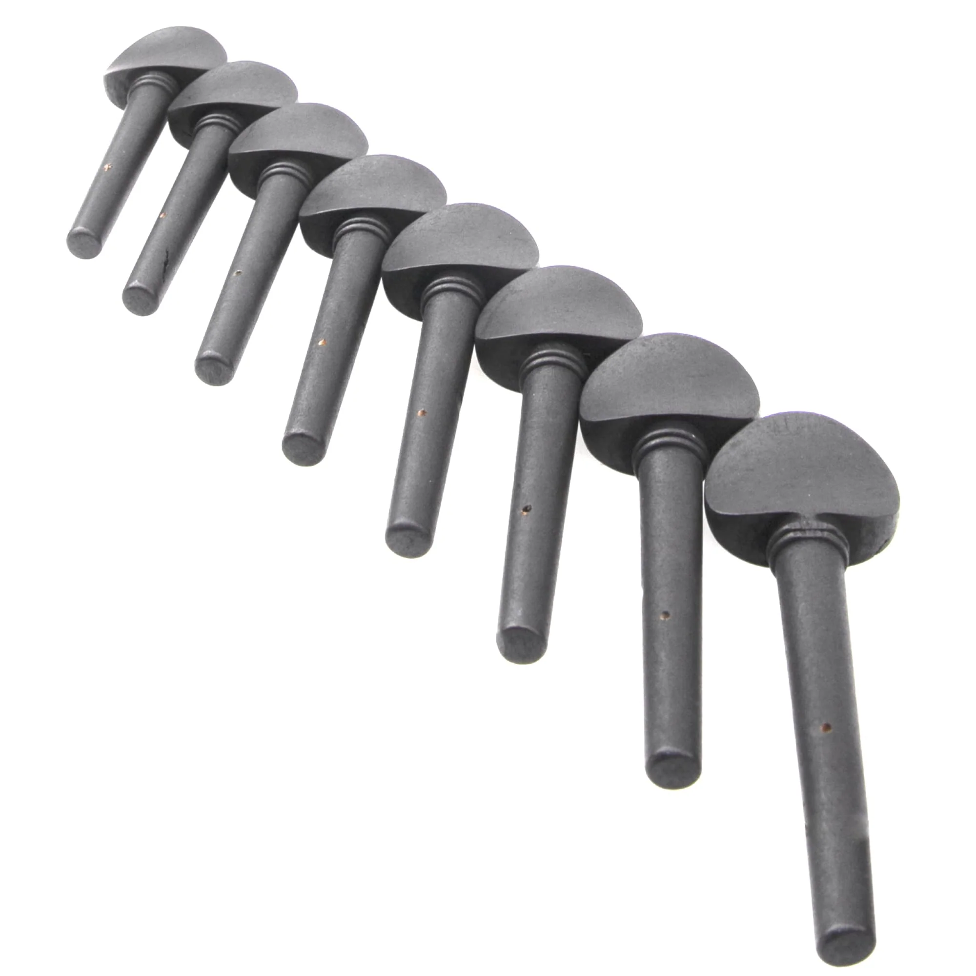8Pcs Yootones 4/4 Wooden Cello Tuning Tuner Pegs With Predrilled Compatible with Cello Musical Instruments Accessories (4/4, Black) - Image 2