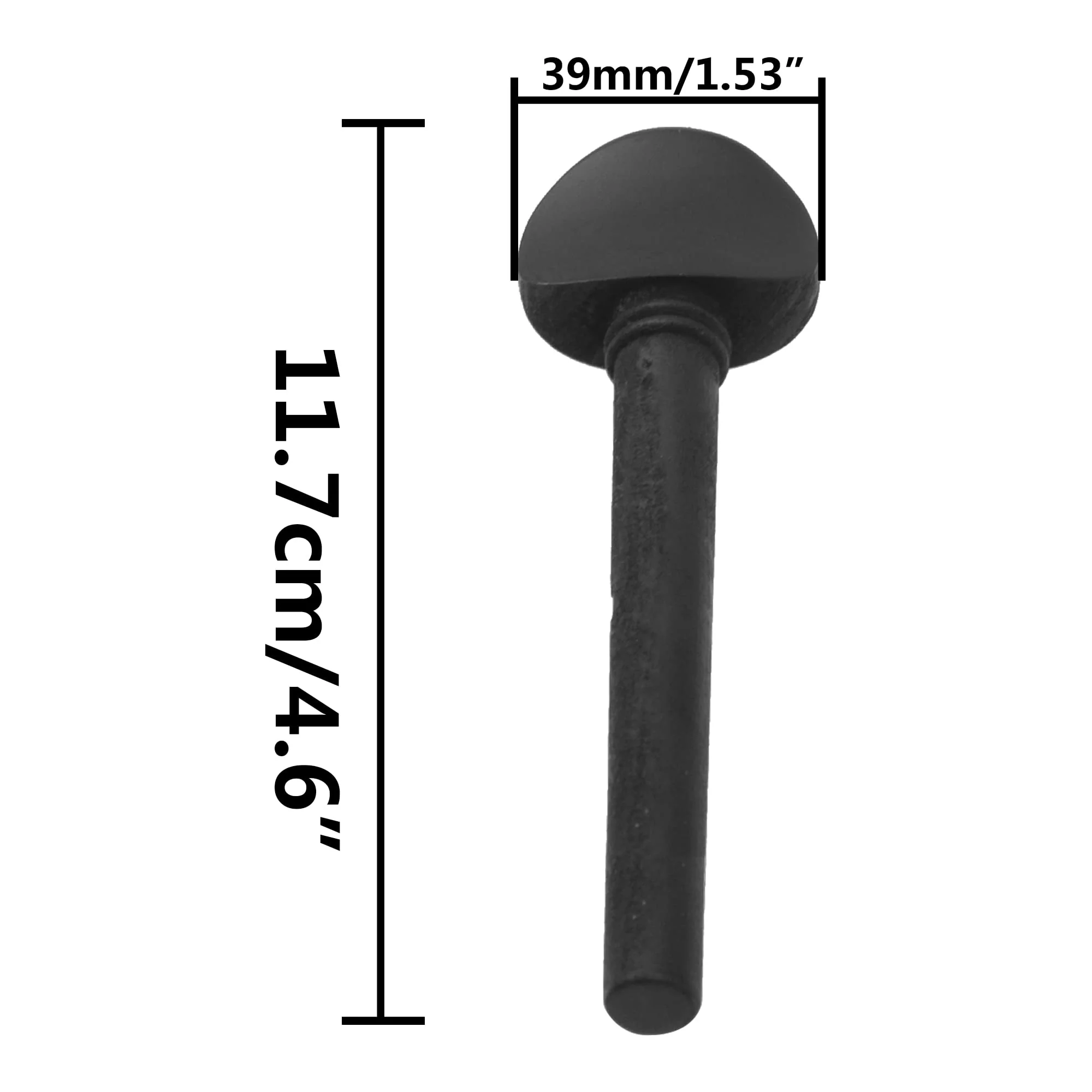 8Pcs Yootones 4/4 Wooden Cello Tuning Tuner Pegs With Predrilled Compatible with Cello Musical Instruments Accessories (4/4, Black) - Image 6