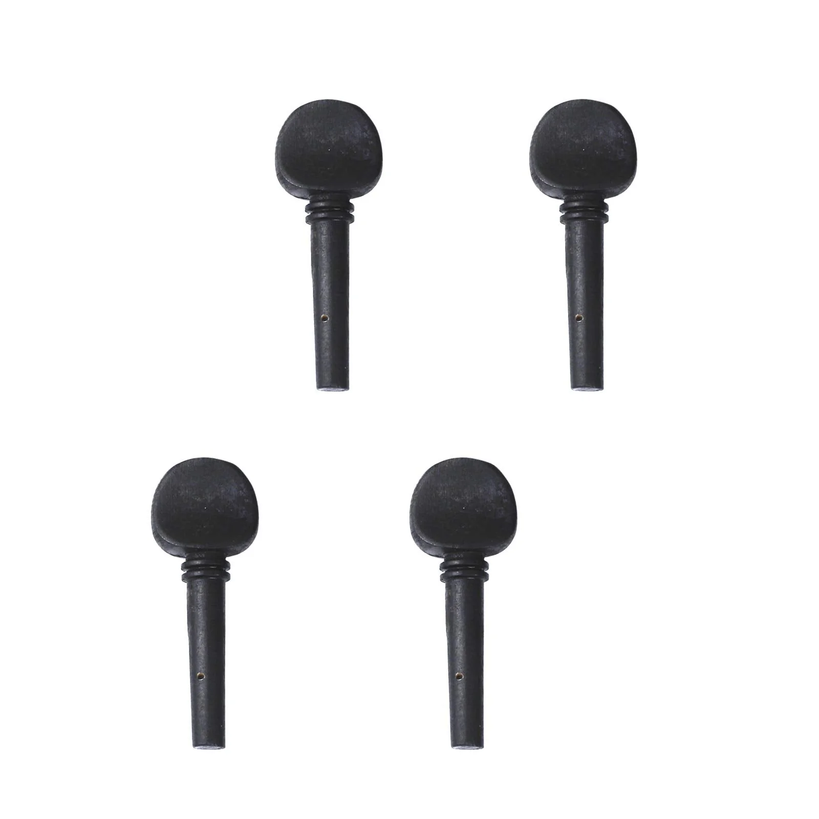 8Pcs Yootones 4/4 Wooden Violin Tuning Tuner Pegs With Predrilled Compatible with 4/4 Violin Fiddle Replacement Sets (Black) - Image 2