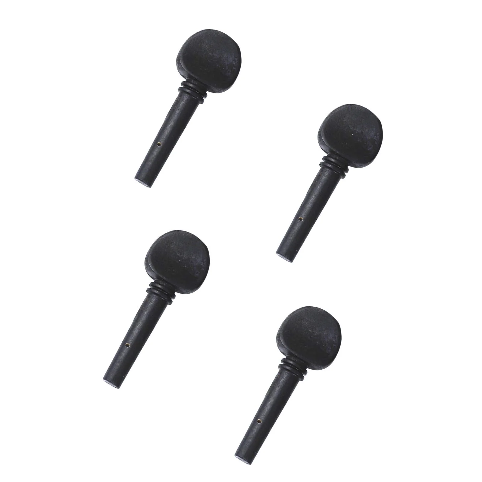 8Pcs Yootones 4/4 Wooden Violin Tuning Tuner Pegs With Predrilled Compatible with 4/4 Violin Fiddle Replacement Sets (Black) - Image 3