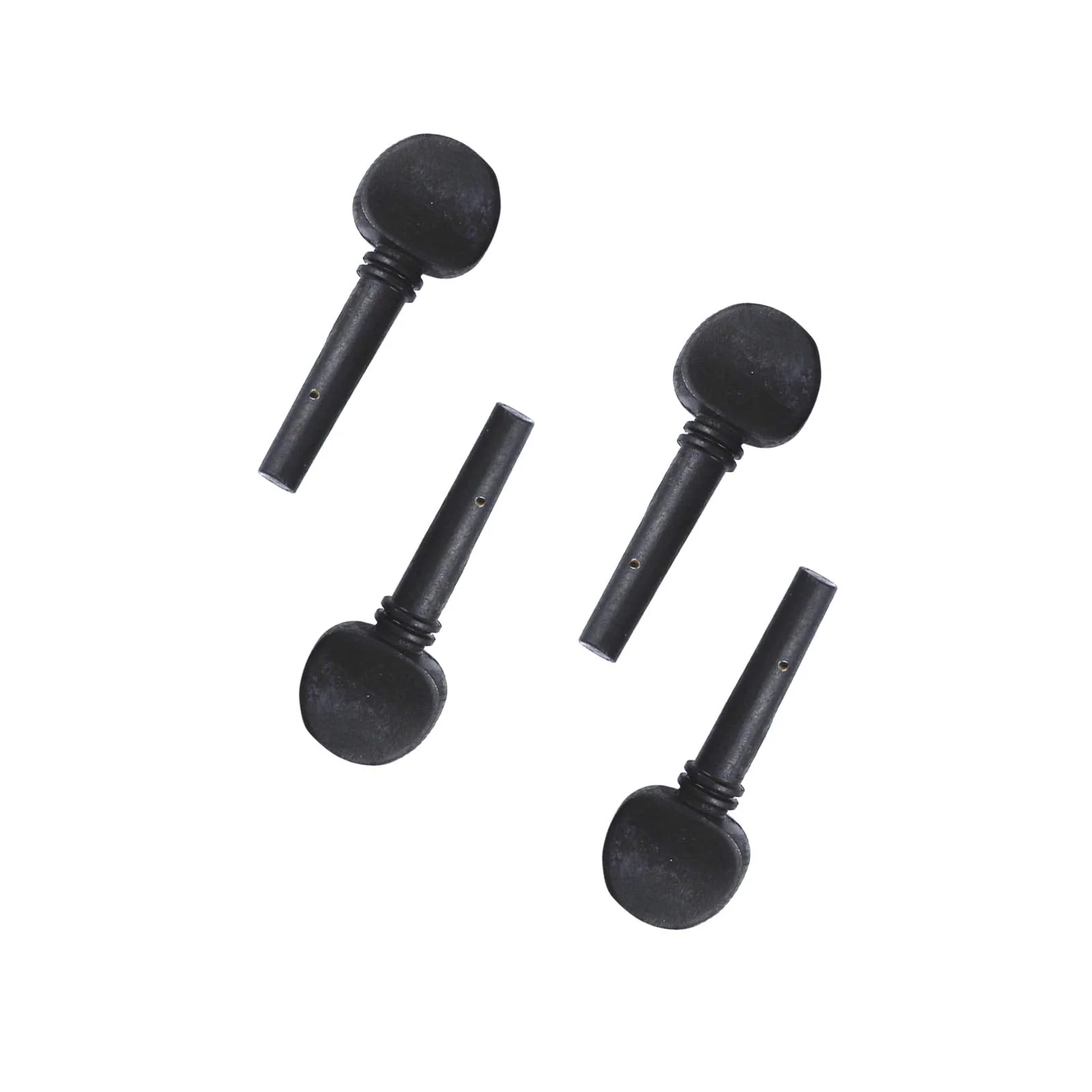 8Pcs Yootones 4/4 Wooden Violin Tuning Tuner Pegs With Predrilled Compatible with 4/4 Violin Fiddle Replacement Sets (Black) - Image 4