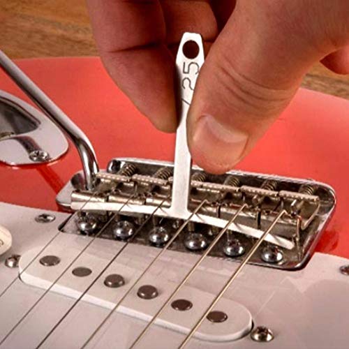 9 Pcs Understring Radius Gauge, Universal Guitar Gauge for Guitar Bass Bridge Fingerboard Saddle 7.25~20 Playing Accessories - Image 5