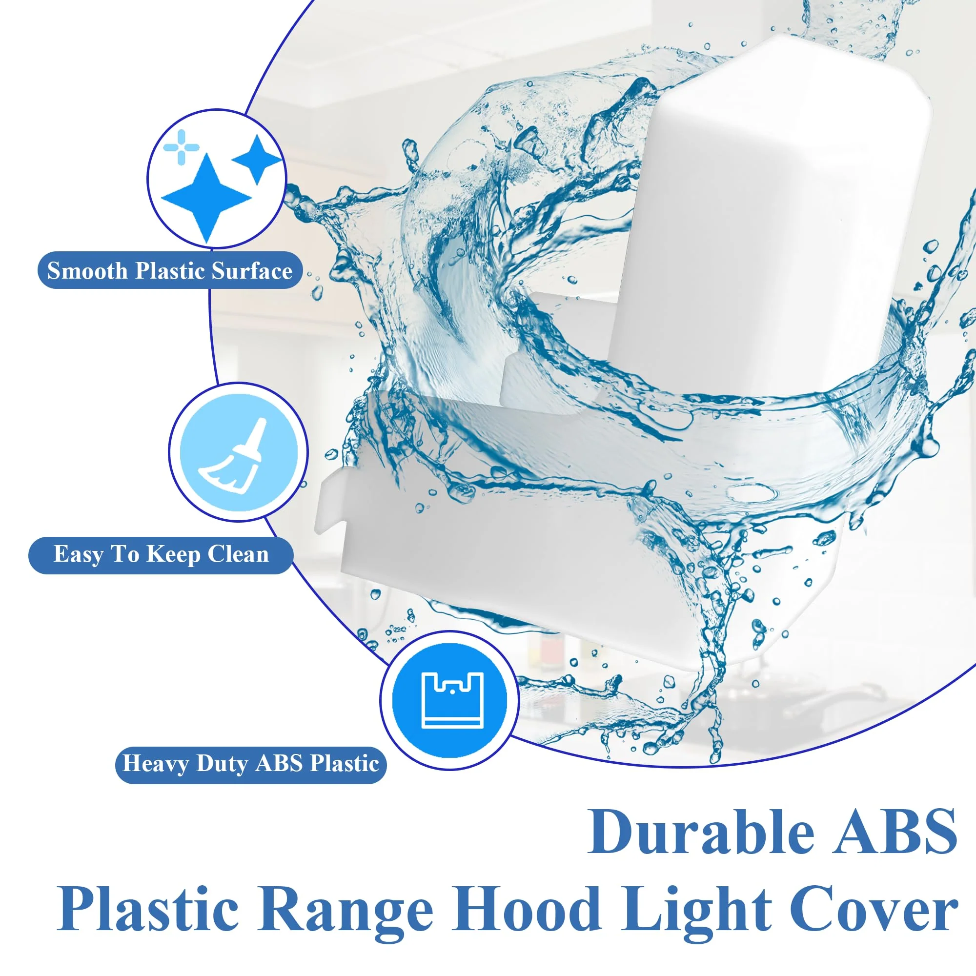 99110437 Range Hood Light Cover fit for Broan Nutone 41000 40000 42000 45000 BP43 S99110437 99110437 fit for Broan Range Hood Light Cover prime&swift - Image 4