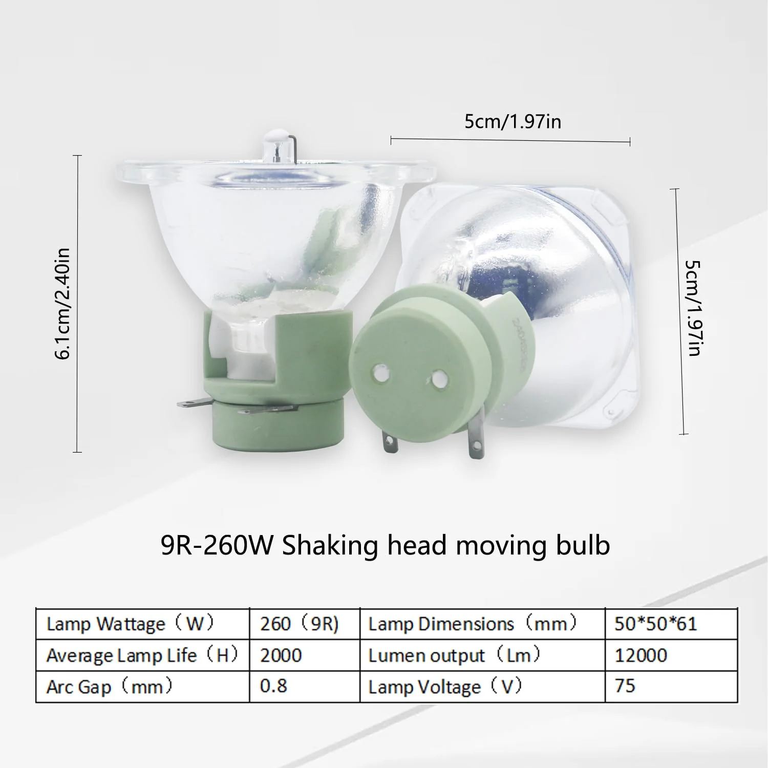 9R 260W Beam Bulb, Professional Stage Light, 9R Platinum Stage Light, 260W Stage Light Bulb 1 Pack - Image 3
