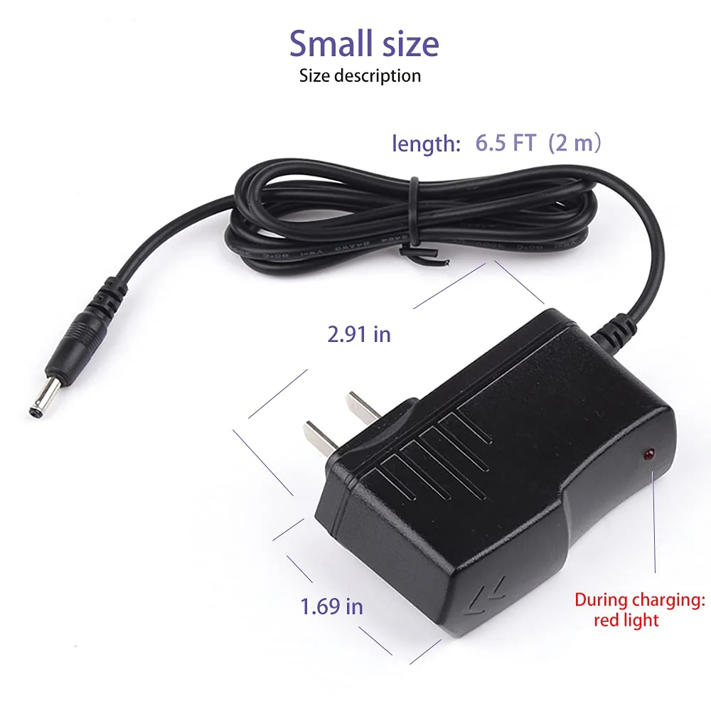 9V AC DC Adapter Power Cord for Casio Keyboard Piano AD-5 WK-110 WK-200 CTK-2100 CTK-496 LK-220 LD-50 HT-700 CA-100 CTK-710 CTK-720 Replacement Original Chargers AD-5MU / AD-5MR Supply Cable - Image 5