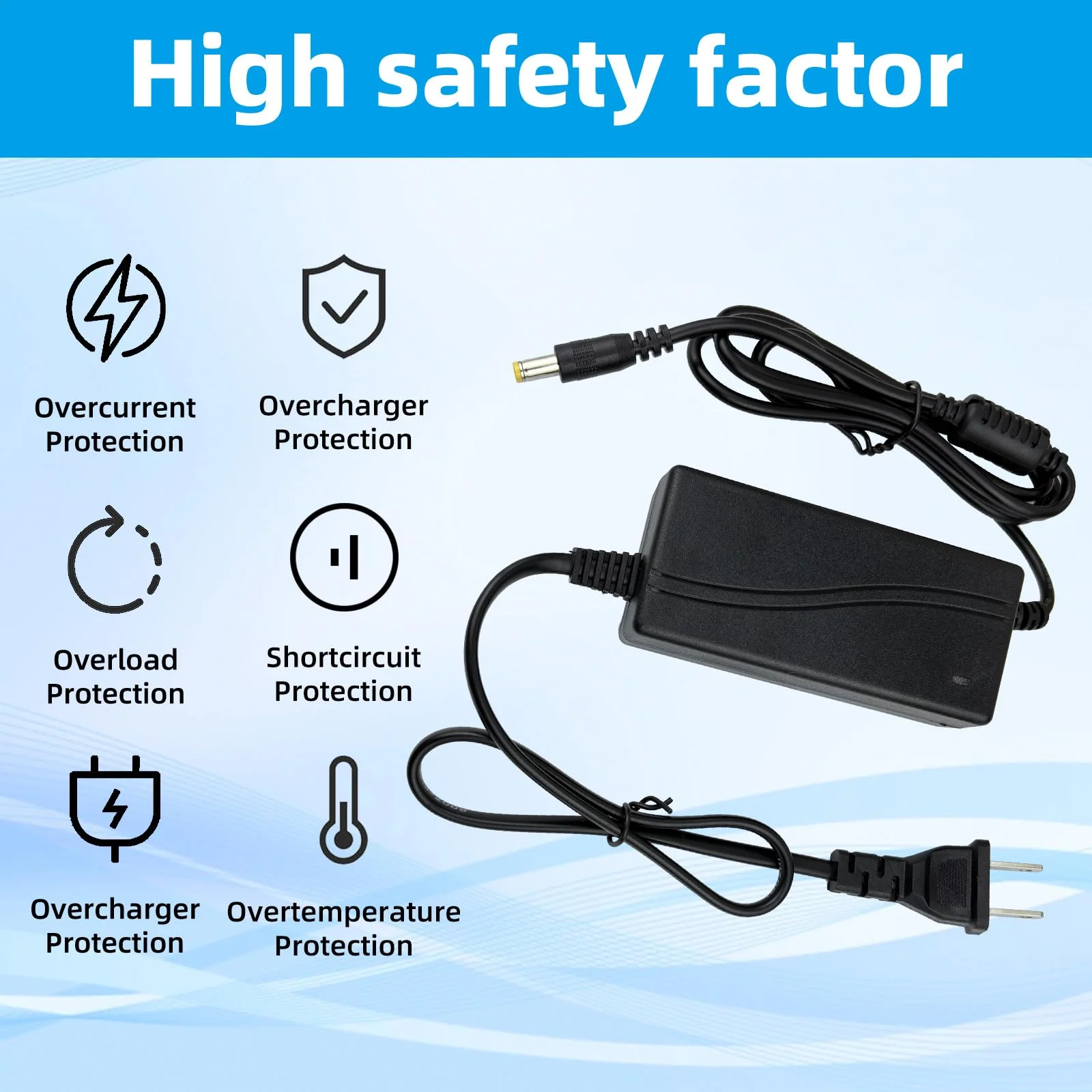 9V AC/DC Power Adaptor Compatible with Command Mesh Kit Alesis Debut Kit, Alesis Nitro Max Nitro Pro Kit, Mesh Electronic Drum Module Electronic Drum Module Power Adapter Supply Cord - Image 4