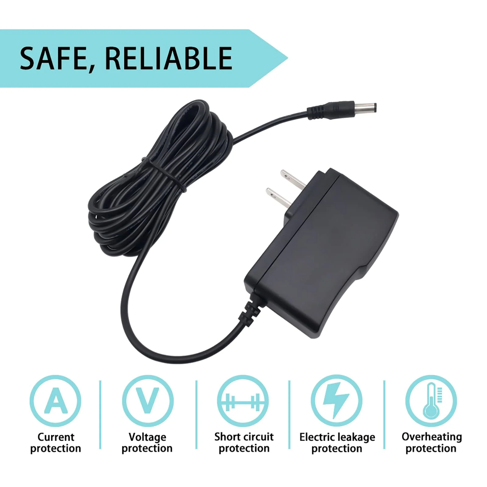 9V AC DC Power Supply Adapter Charger for BOSS ROLAND PSB-1U PSB1U Effect Pedal and BOSS Roland GT-10 GT-10B BCB-60 Multi-Effects Guitar with 6ft Long Cord - Image 2