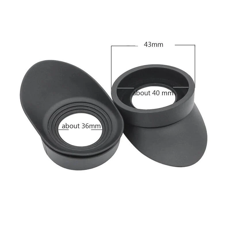 A Pair of Binoculars Rubber Eye Cups Eye Guards Caps ID 40MM/1.57”Suit for 39mm/1.5“ - 42mm/1.65" Microscope Eyepiece Telescopes Eyecups - Image 2