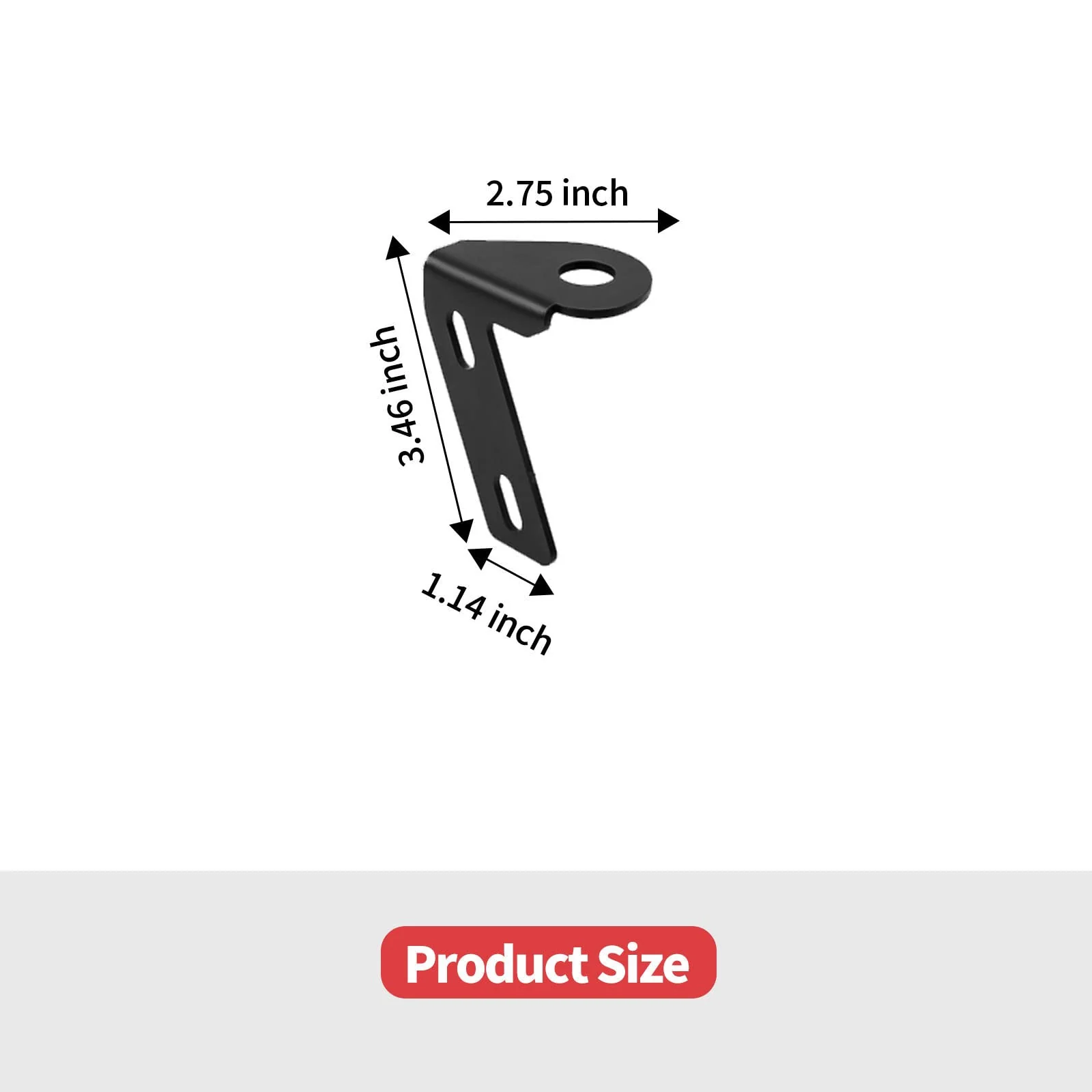 A Pillar CB Antenna Mounting Bracket for Jeep Wrangler JK JKU 2007-2018, Driver's Side - Image 3