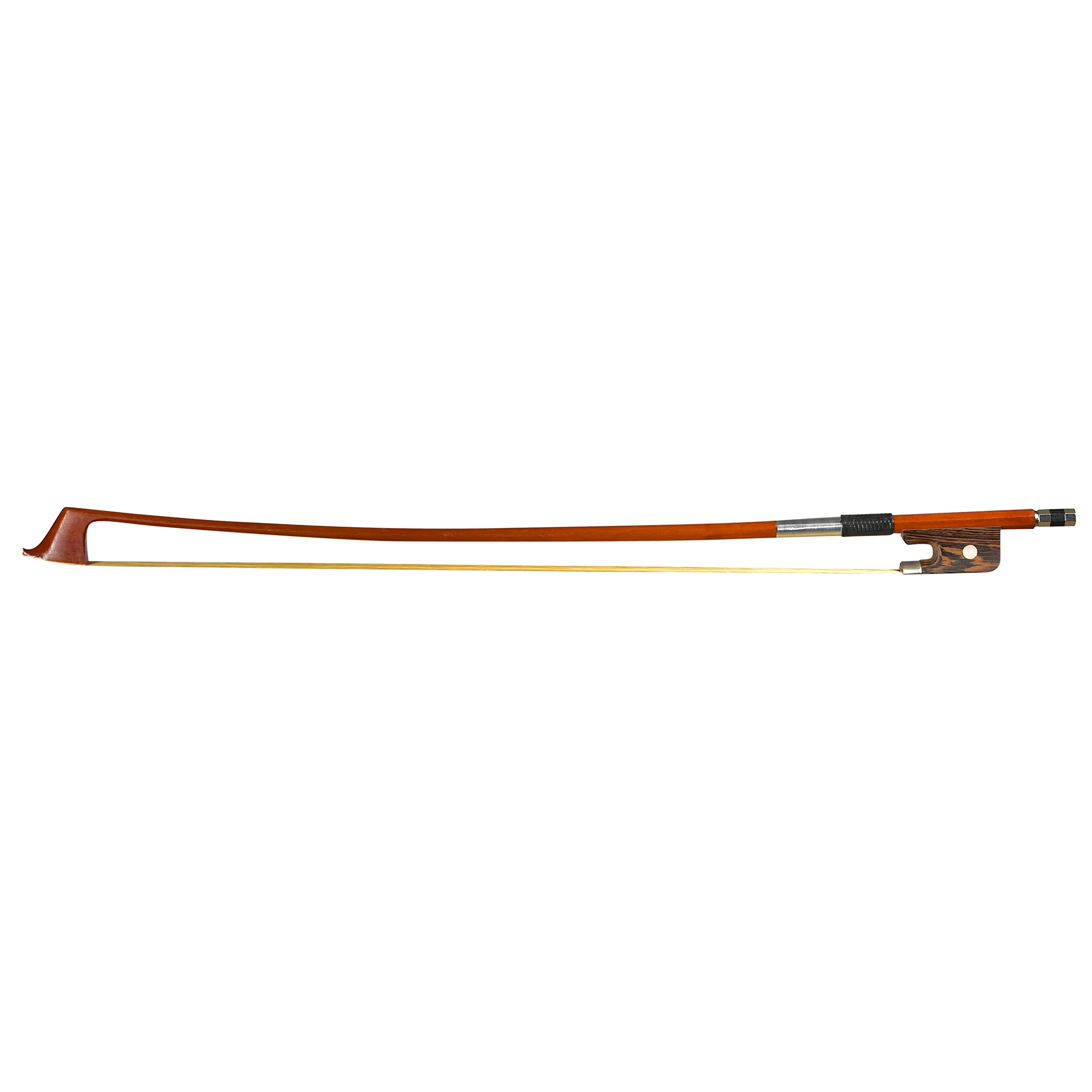 AB-100B Brazilwood Student French Bass Bow - 1/4 Size - Image 6