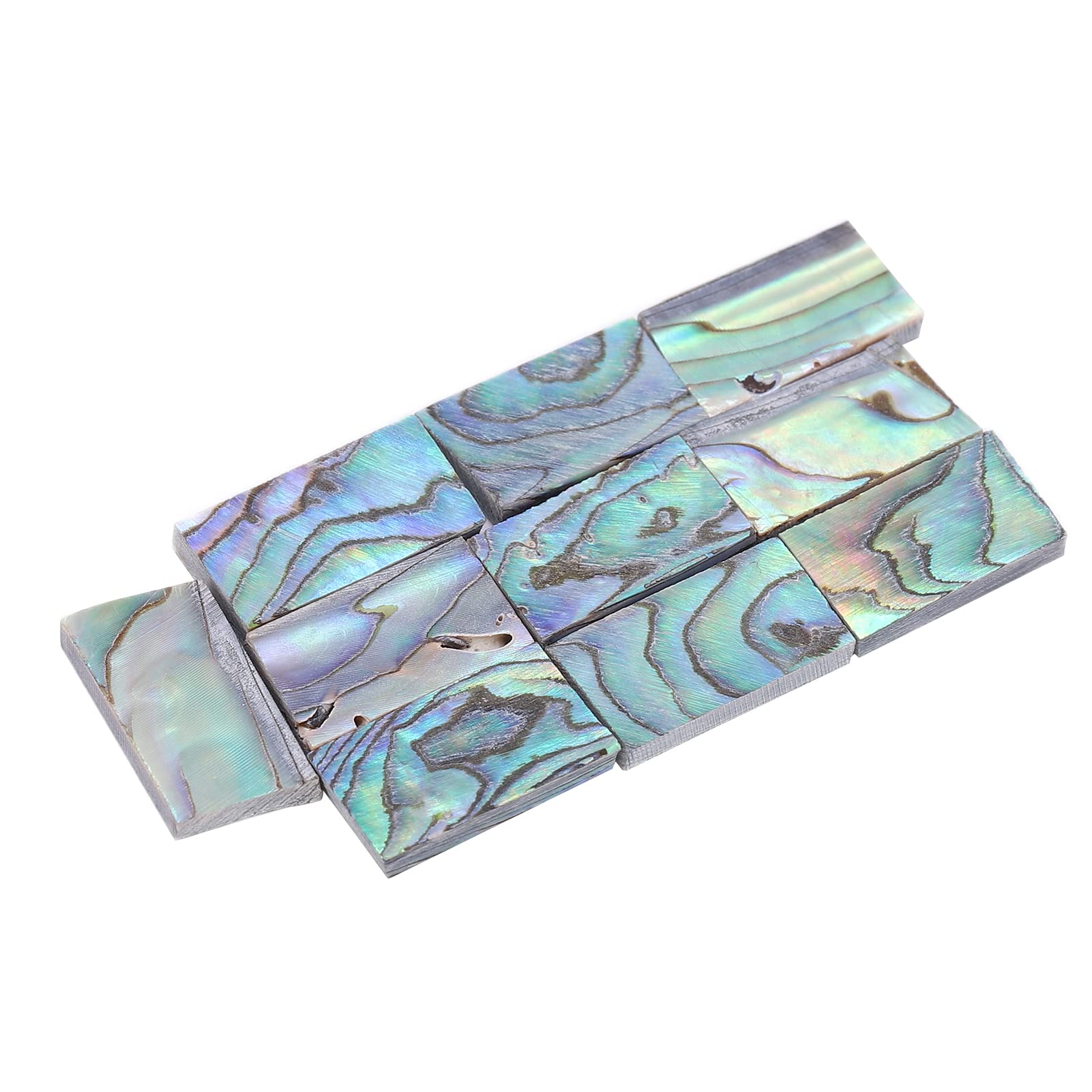 Abalone Shell Inlay, 10Pcs Nature Guitars Inlay Material Colourful for Mosaic Art for Jewelry Design - Image 3