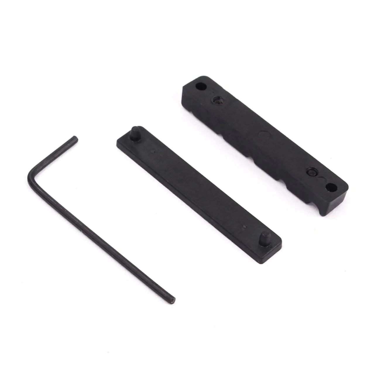 Abaodam 5 String Bridge Nut Gitar Rca Bass Knob Parts Saddle Slotted Nut T Nut Acoustic Cup Holder Expander Guitar Bass Nut Neck Ballad Medium Black - Image 3