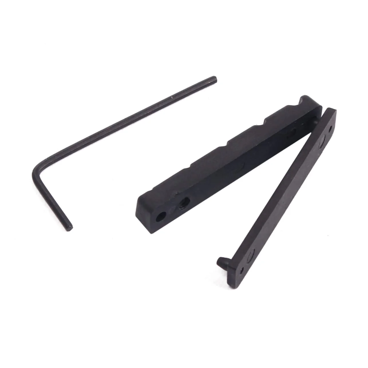 Abaodam 5 String Bridge Nut Gitar Rca Bass Knob Parts Saddle Slotted Nut T Nut Acoustic Cup Holder Expander Guitar Bass Nut Neck Ballad Medium Black - Image 8
