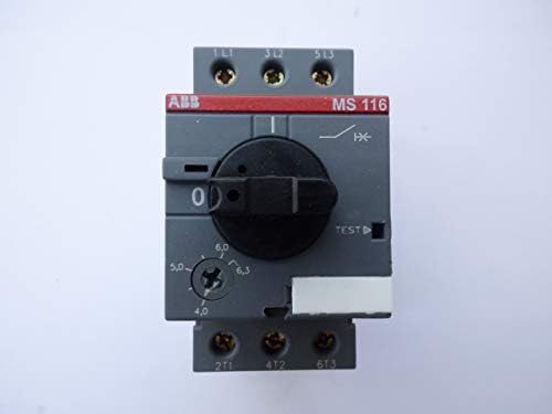 ABB MS 116-6.3 Motor Protection Switch Adjustable 690 V/AC 6.3 A Pack of 1 - Image 2