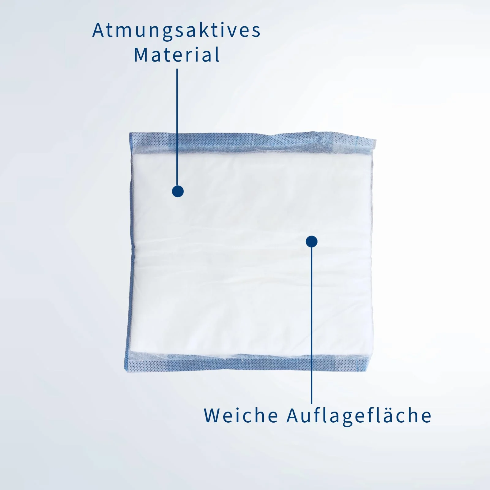 ABENA Absorbent Dressings 10 x 10 cm, Pack of 50, White, Sterile, Highly Absorbent Dressings, Absorbent Pad, Absorbent Pad, Latex Free, with Water-Repellent Backing - Image 6
